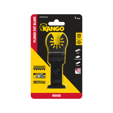 Kango 35mm Aggressive Tooth Plunge Cut Multi Tool Blade for Timber
