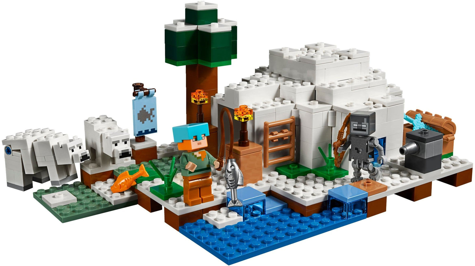LEGO 21142 The Polar Igloo Minecraft Igloo Building Set - SuperSaverAU - view 2