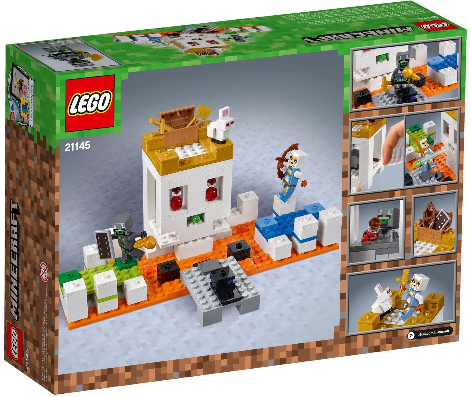 LEGO 21145 Minecraft Skull Arena Set - SuperSaverAU - view 4