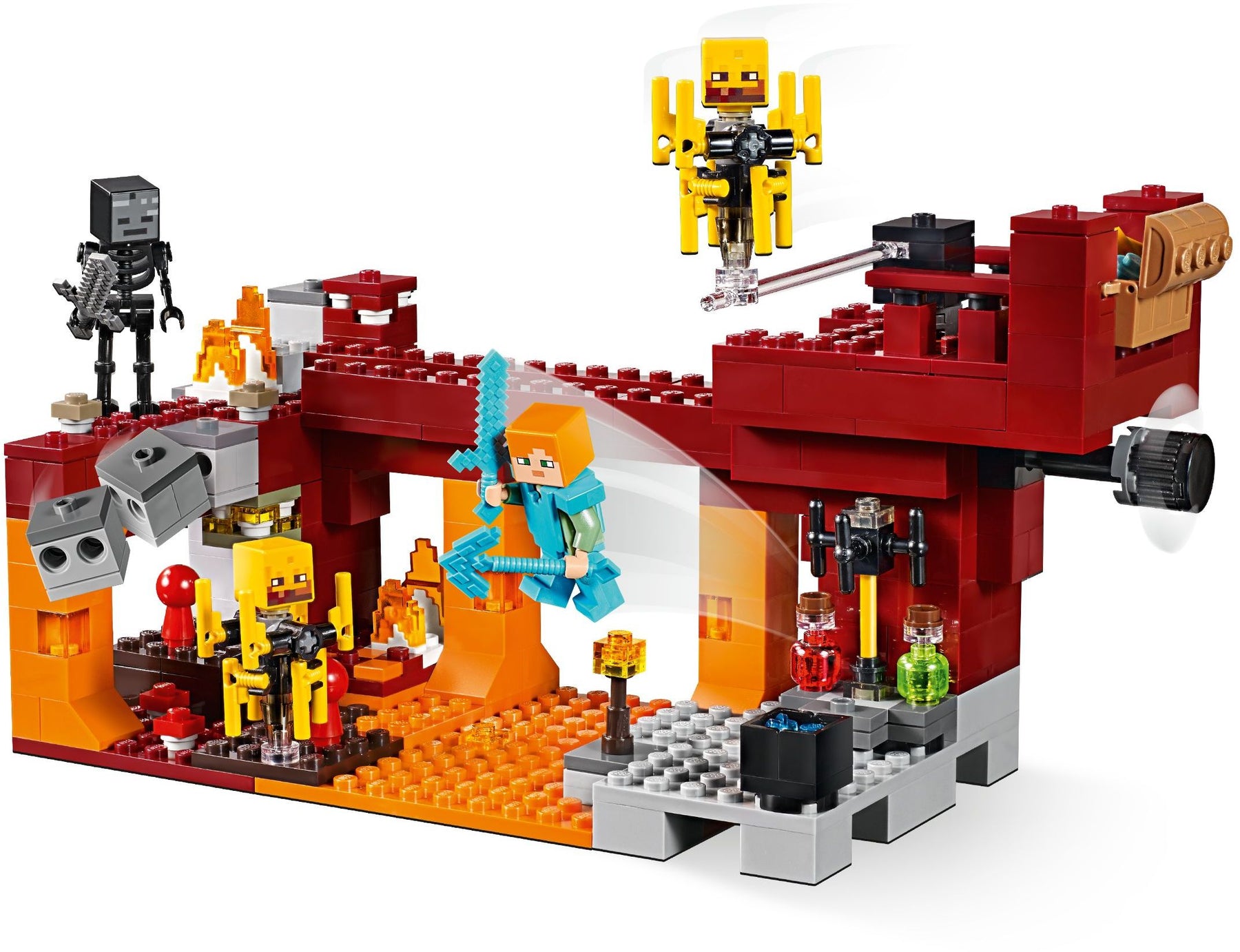 LEGO 21154 Minecraft The Blaze Bridge Set - SuperSaverAU - view 2