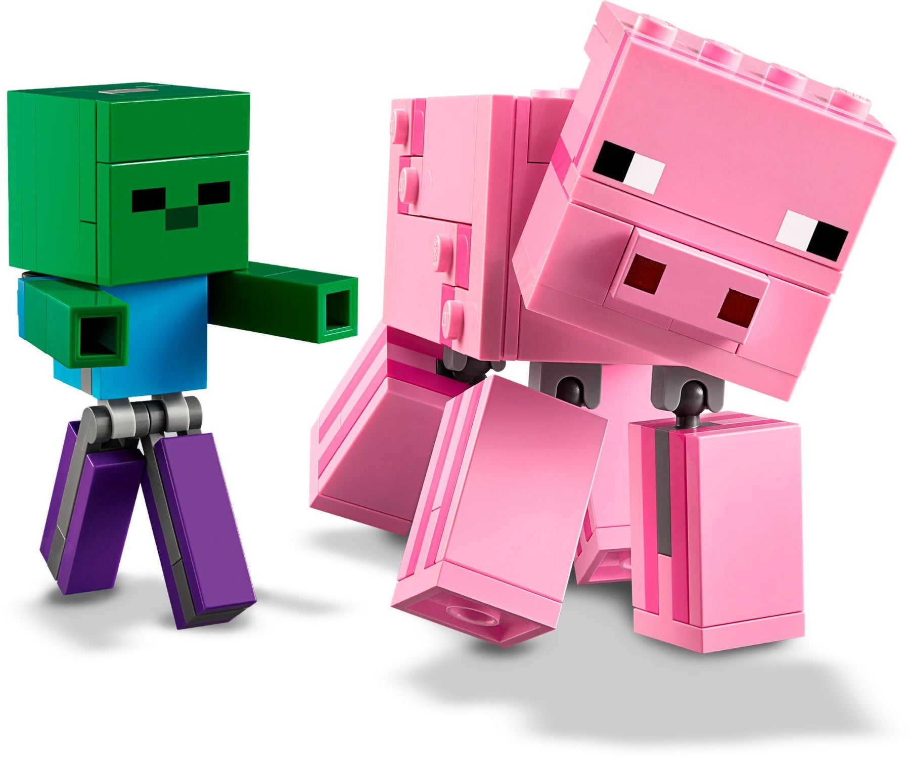 Lego Minecraft 21157 BigFig Pig with Baby Zombie- Auzzi Store