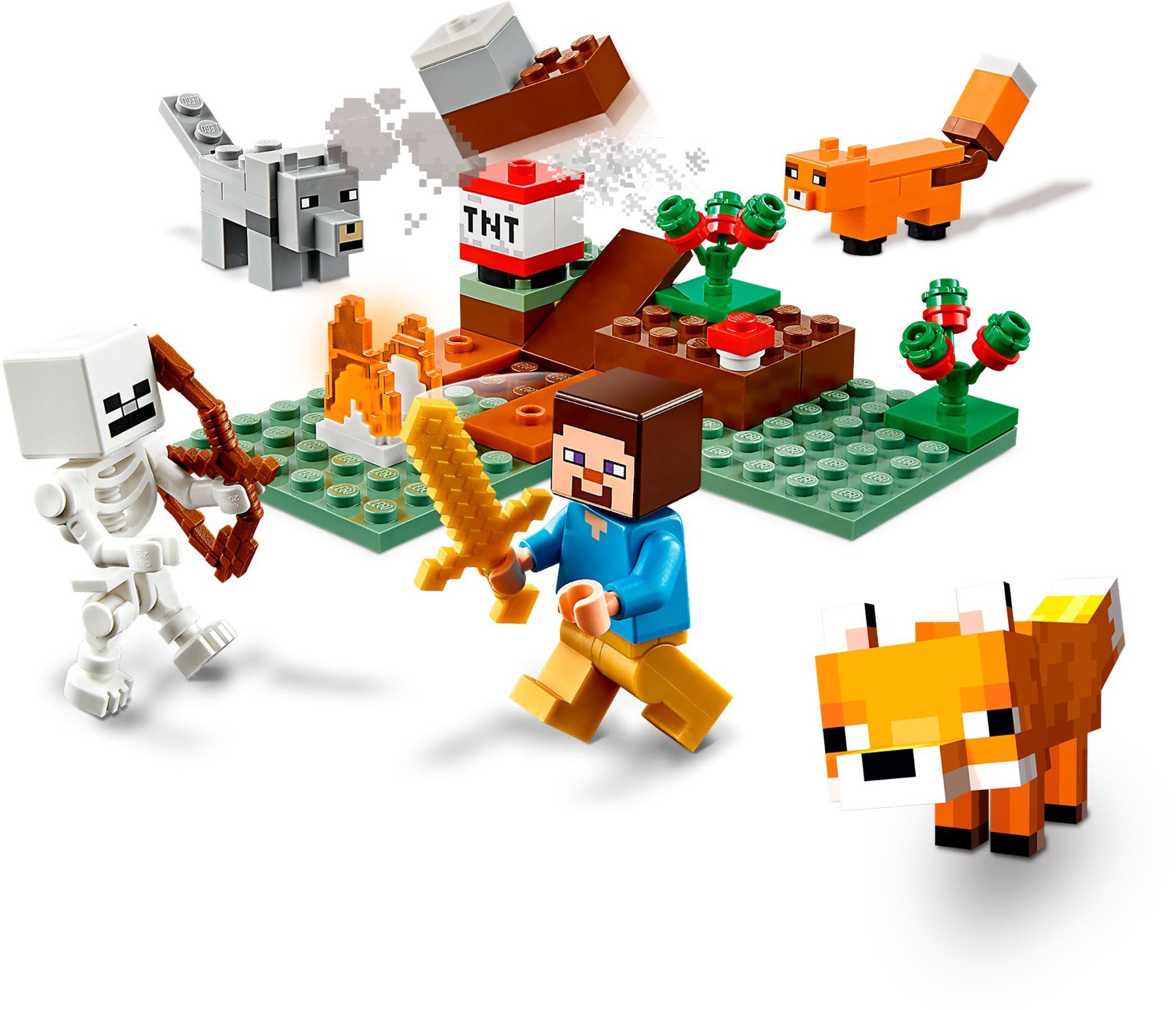 LEGO 21162 Minecraft Taiga Adventure Building Set - SuperSaverAU - view 2