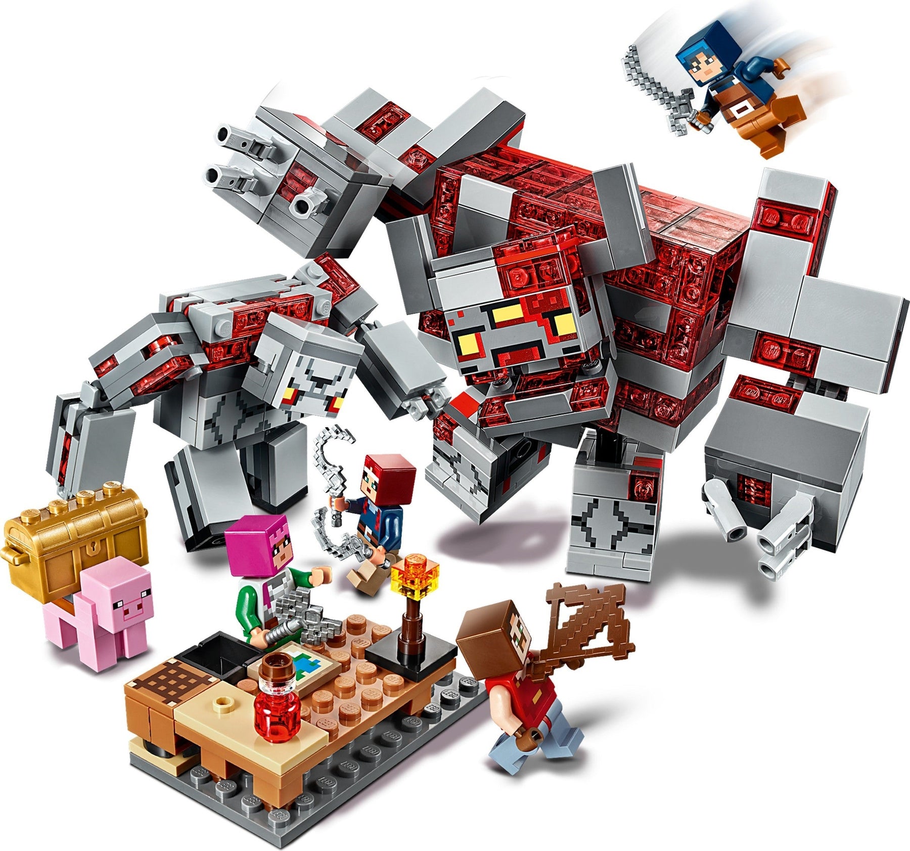 LEGO 21163 Minecraft Dungeons The Redstone Battle - SuperSaverAU - view 2