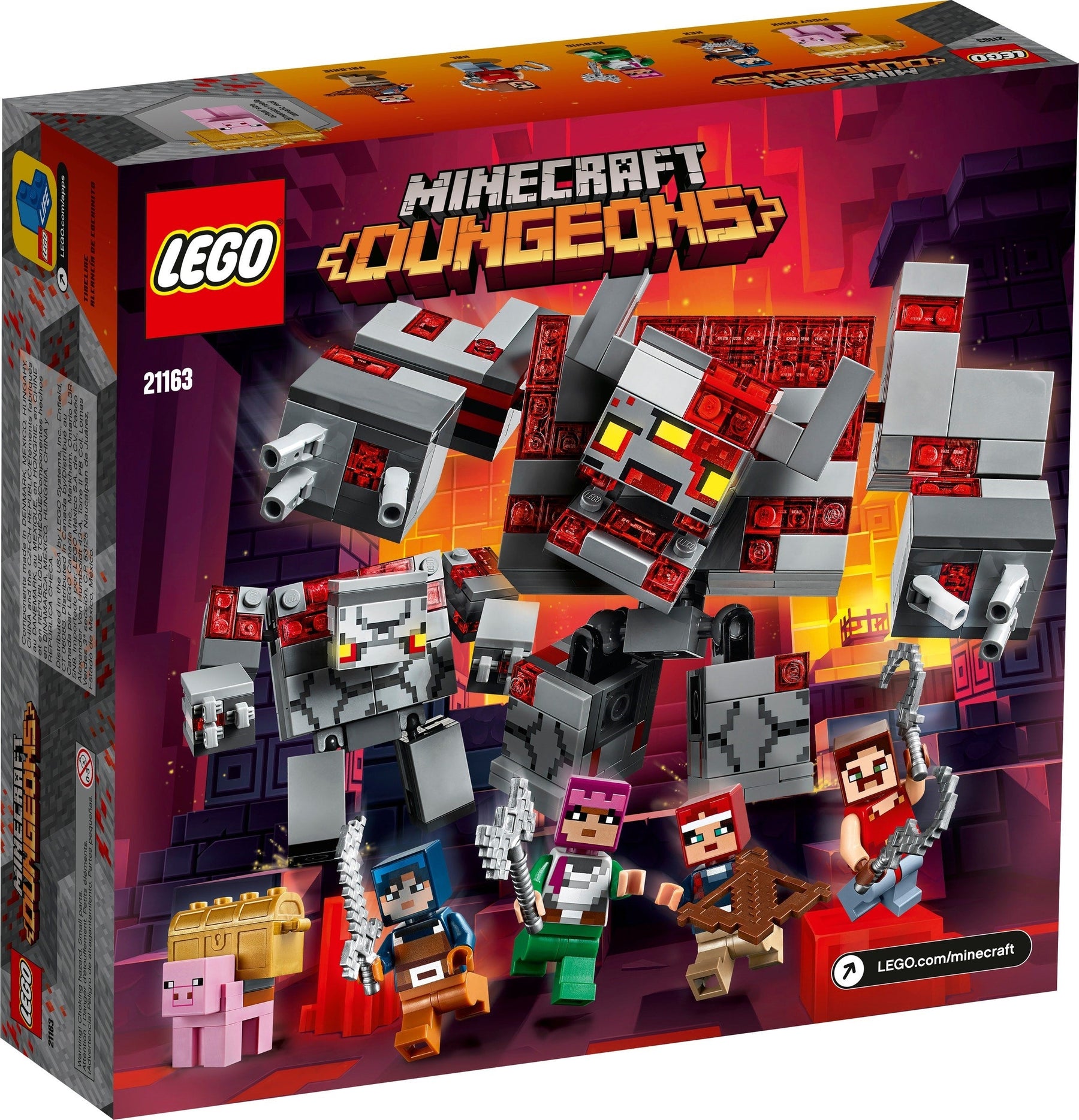 LEGO 21163 Minecraft Dungeons The Redstone Battle - SuperSaverAU - view 5