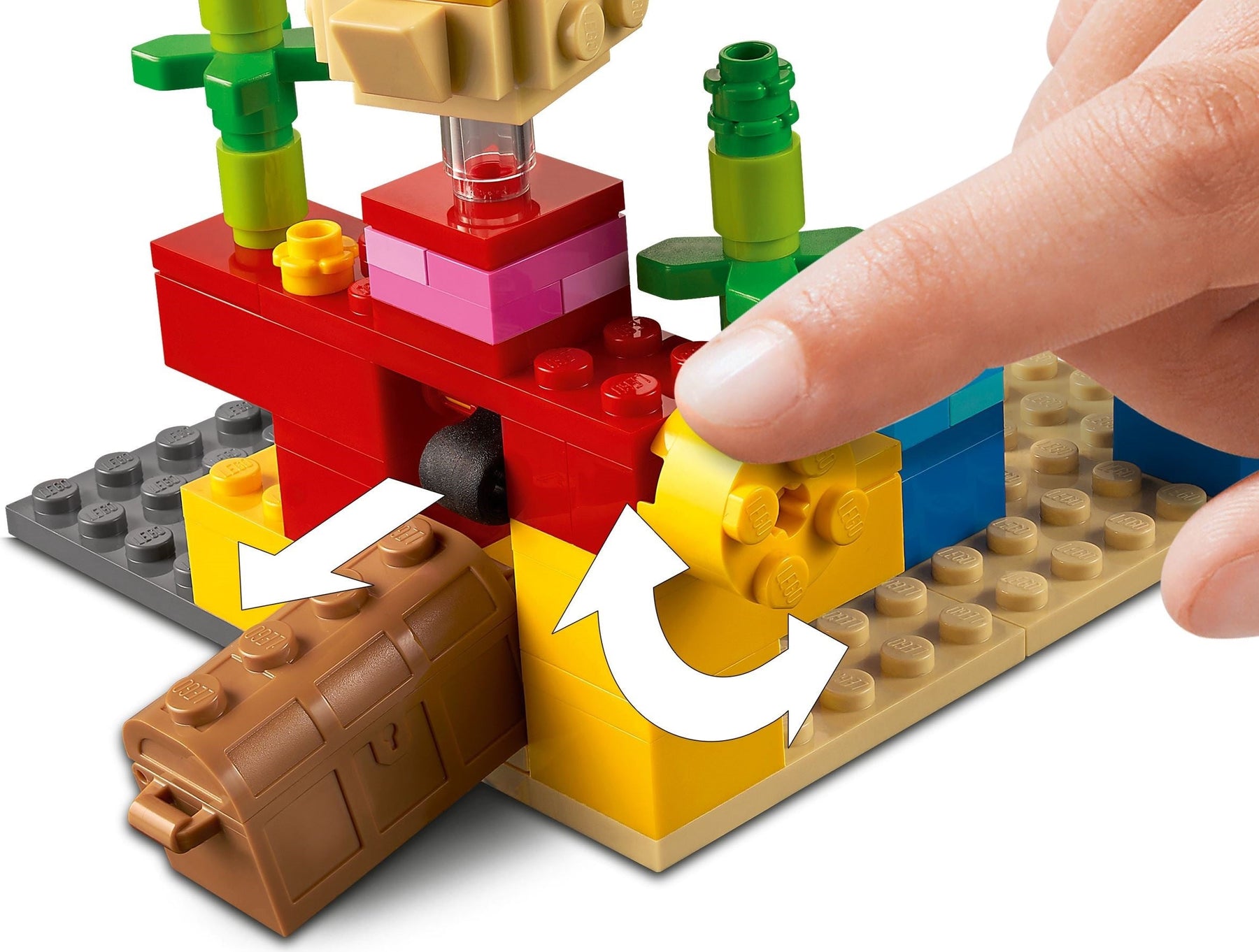 Lego Minecraft 21164 The Coral Reef- Auzzi Store