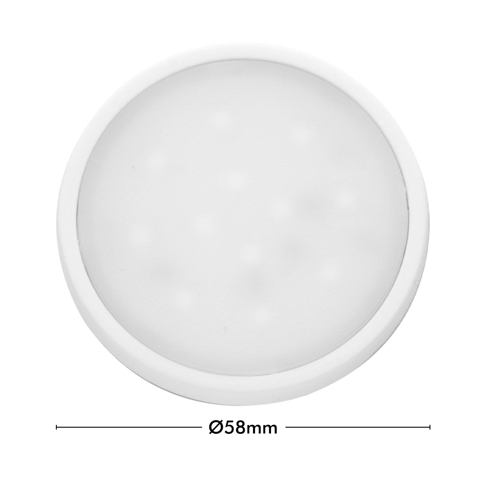 Arlec Warm White Puck Lights, 500lm, Corded, Indoor, 4 Pack UC507