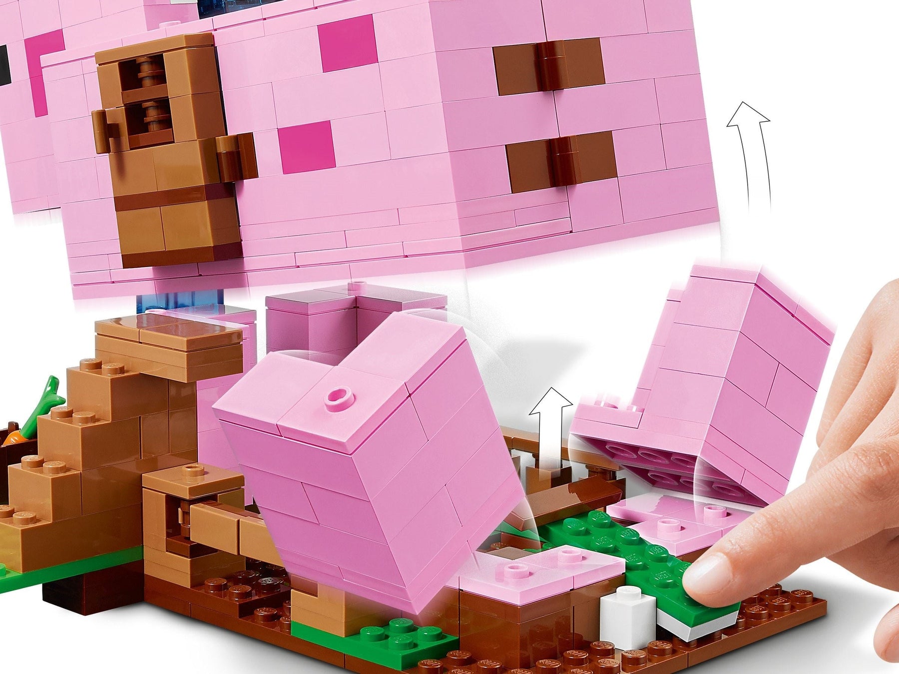 LEGO 21170 Minecraft The Pig House Building Set - SuperSaverAU - view 5