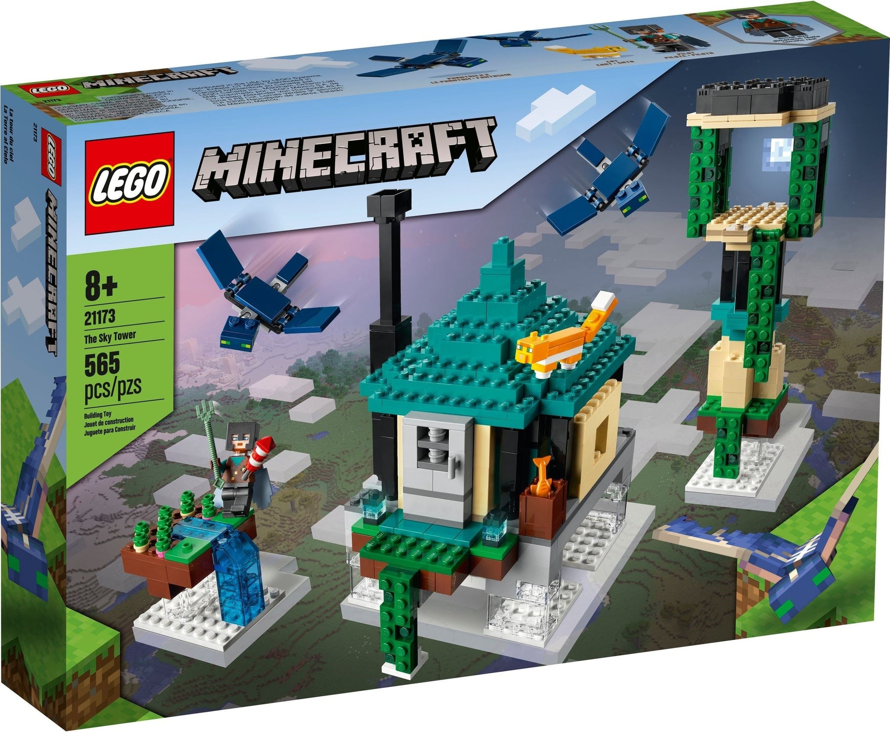 LEGO MINECRAFT SET - THE SKY TOWER - 21173 - SuperSaverAU - view 1