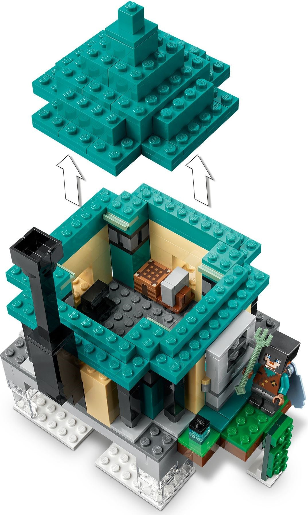 LEGO MINECRAFT SET - THE SKY TOWER - 21173 - SuperSaverAU - view 5