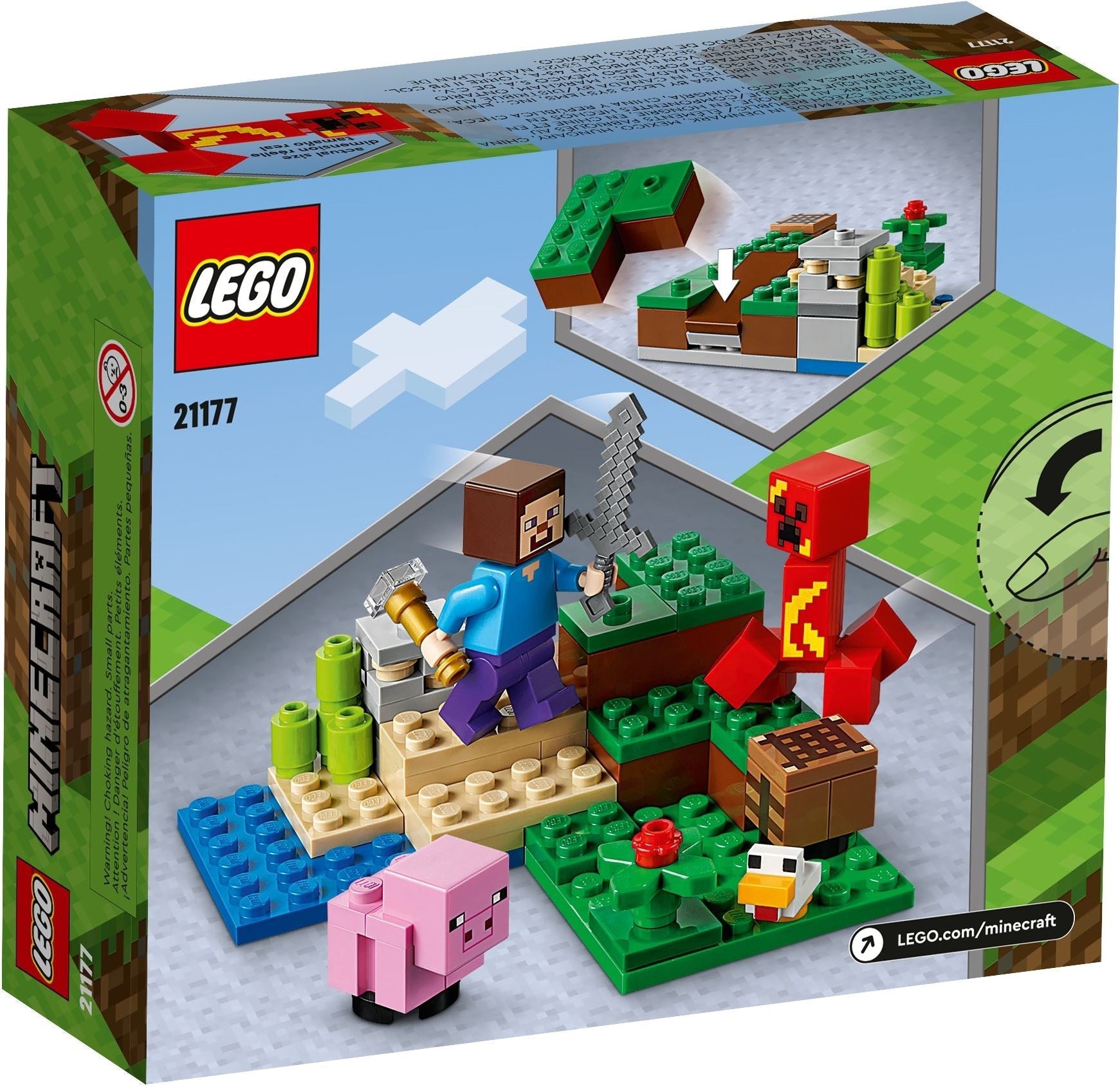 LEGO 21177 Minecraft Creeper Ambush Playset - SuperSaverAU - view 4