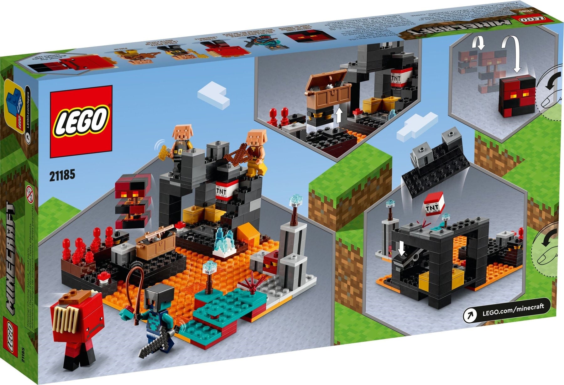 LEGO 21185 Nether Bastion - Minecraft Action Figure Playset - SuperSaverAU - view 6