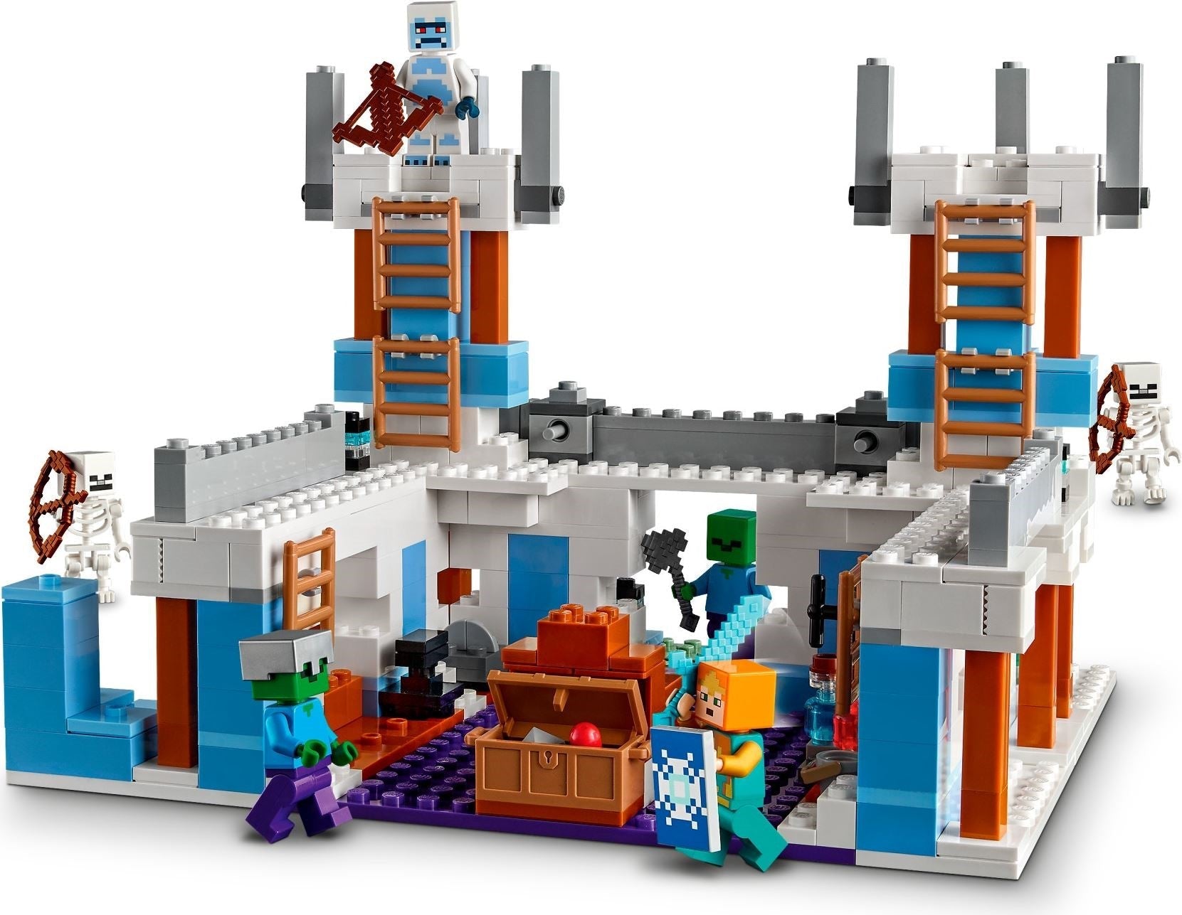 LEGO 21186 Minecraft The Ice Castle – Buildable Playset - SuperSaverAU - view 3