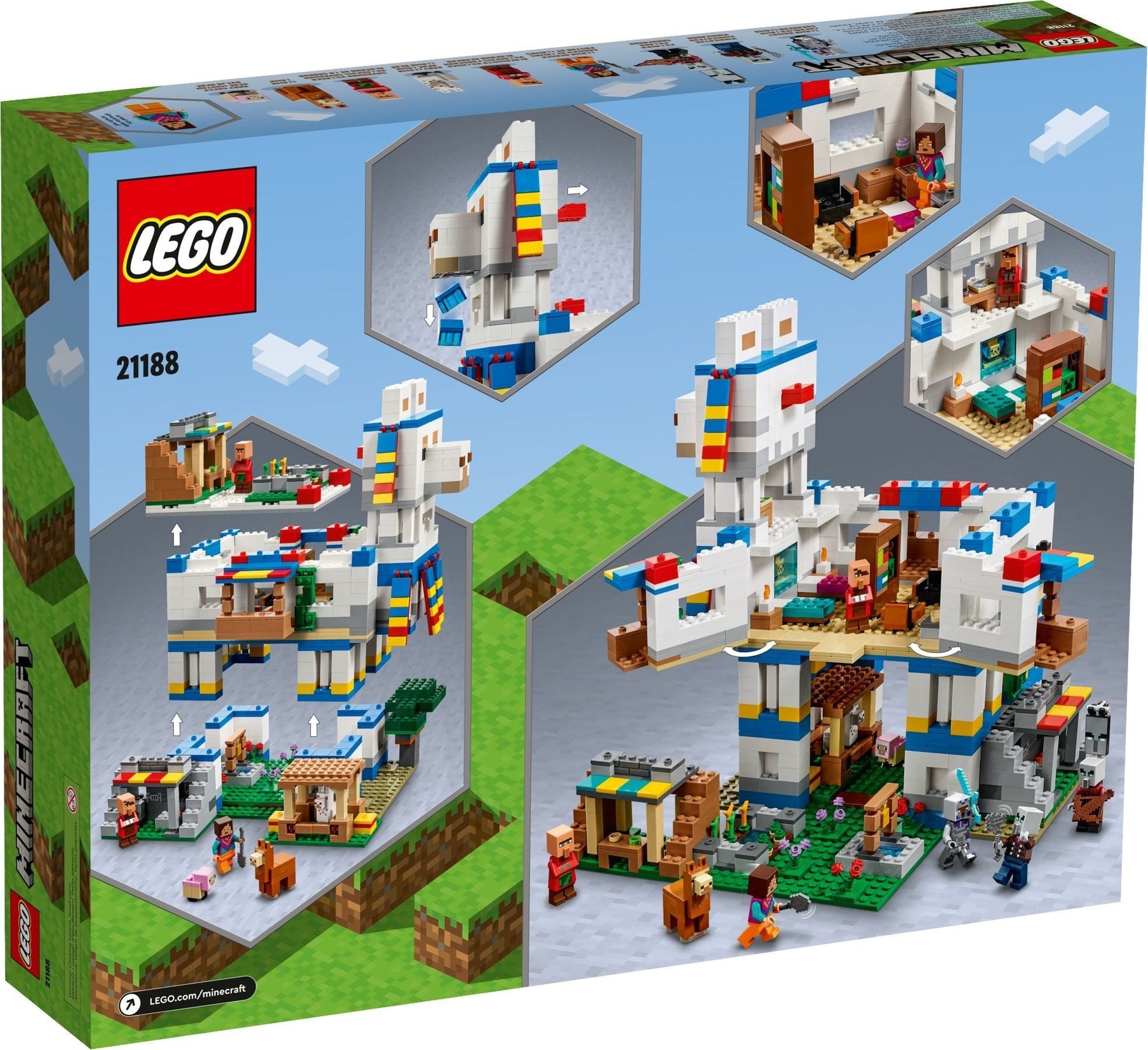 LEGO 21188 Minecraft The Llama Village Playset - SuperSaverAU - view 6