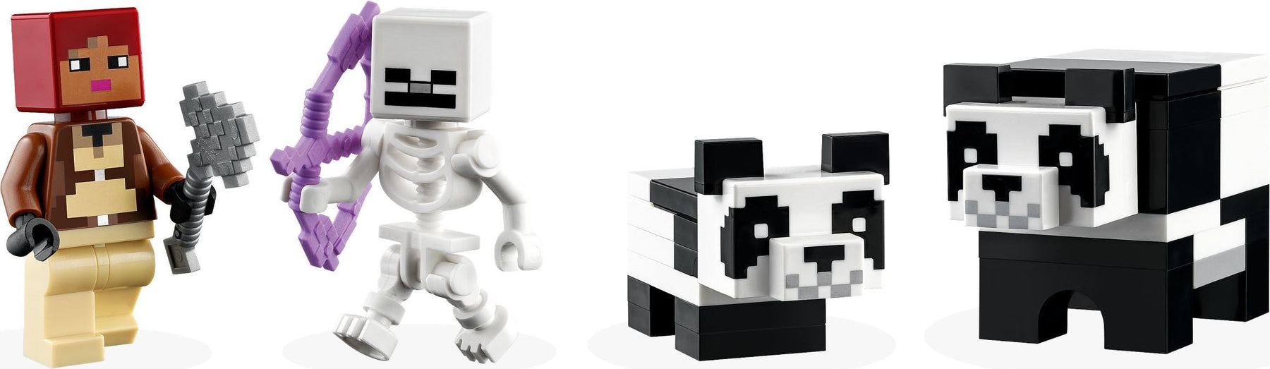 LEGO Minecraft Series 21245 The Panda Haven- Auzzi Store