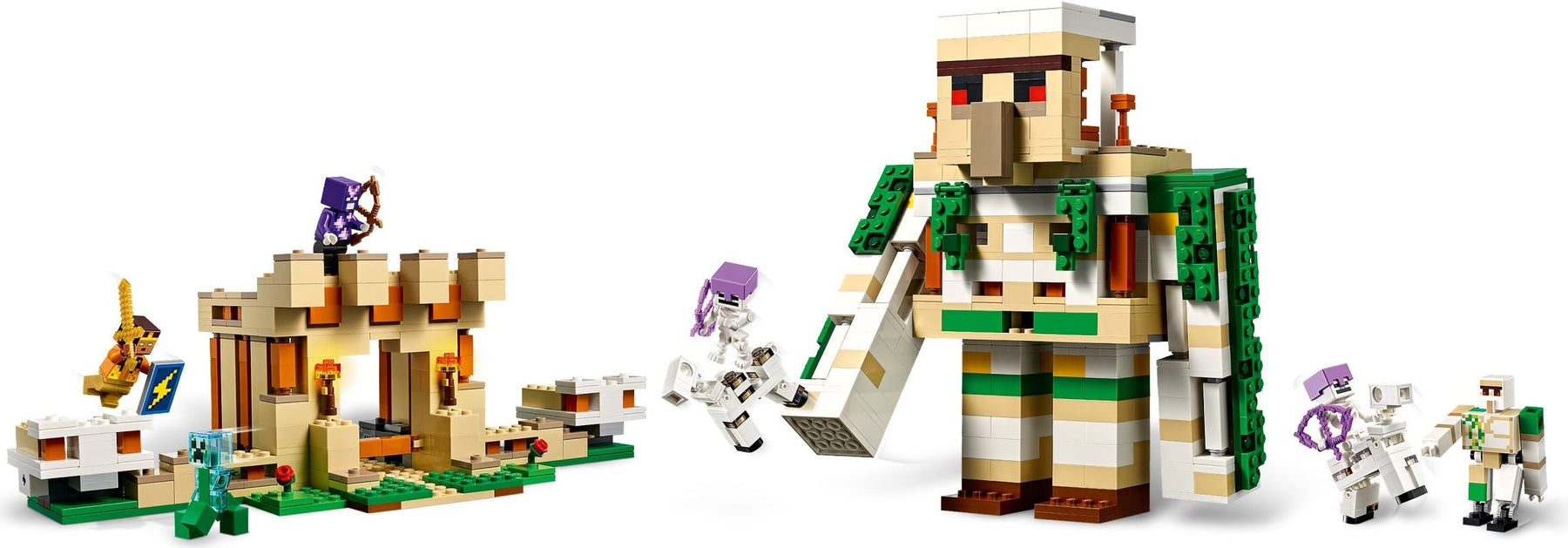 LEGO Minecraft 21250 The Iron Golem Fortress- Auzzi Store