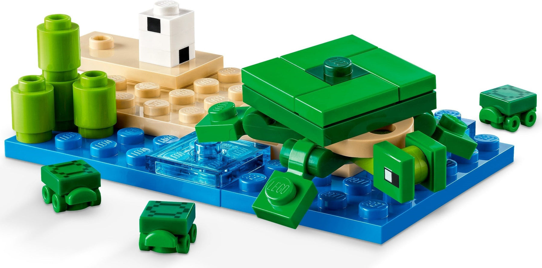 LEGO Minecraft Series 21254 The Turtle Beach House- Auzzi Store