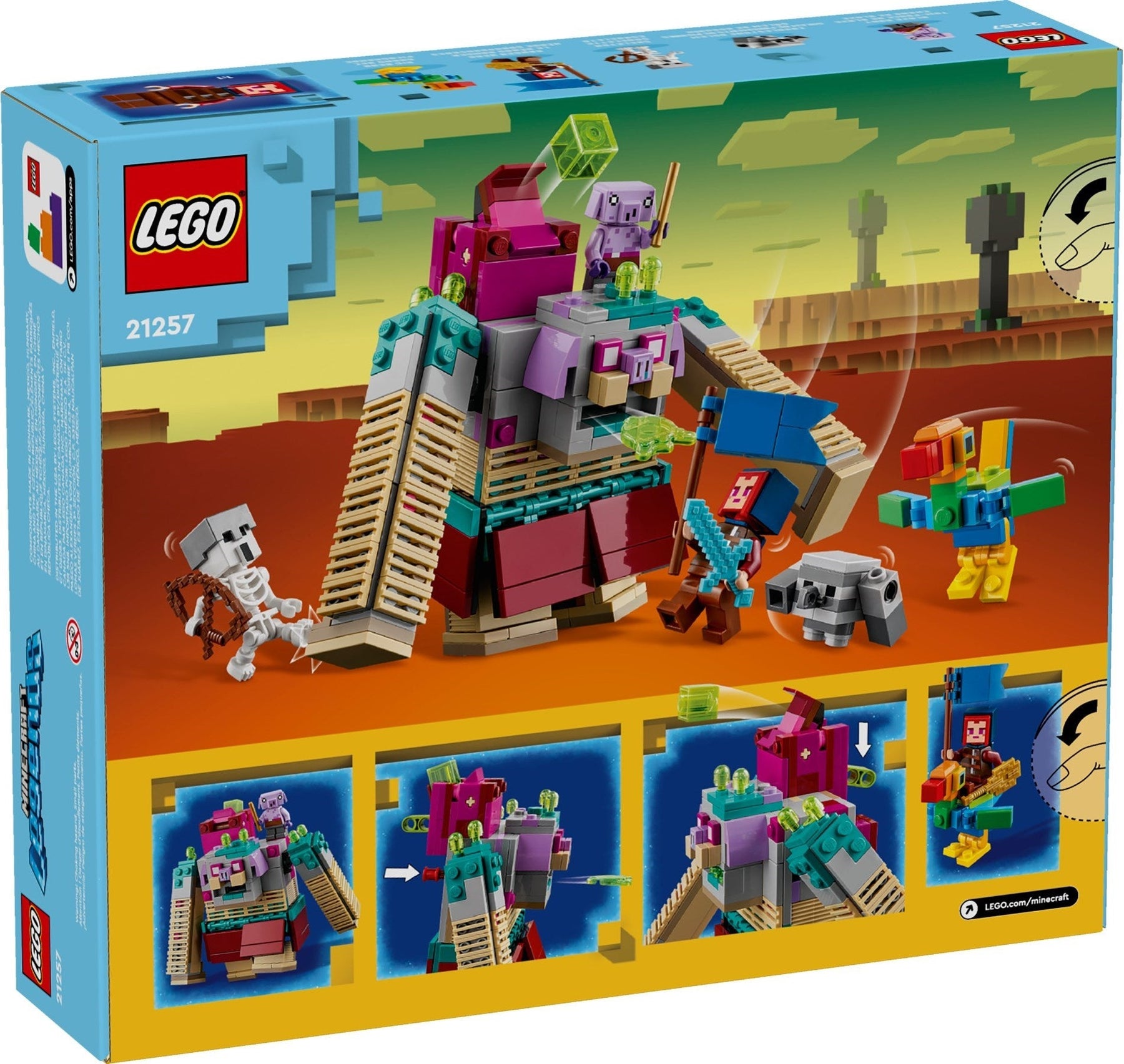 LEGO Minecraft Series 21257 The Devourer Showdown- Auzzi Store