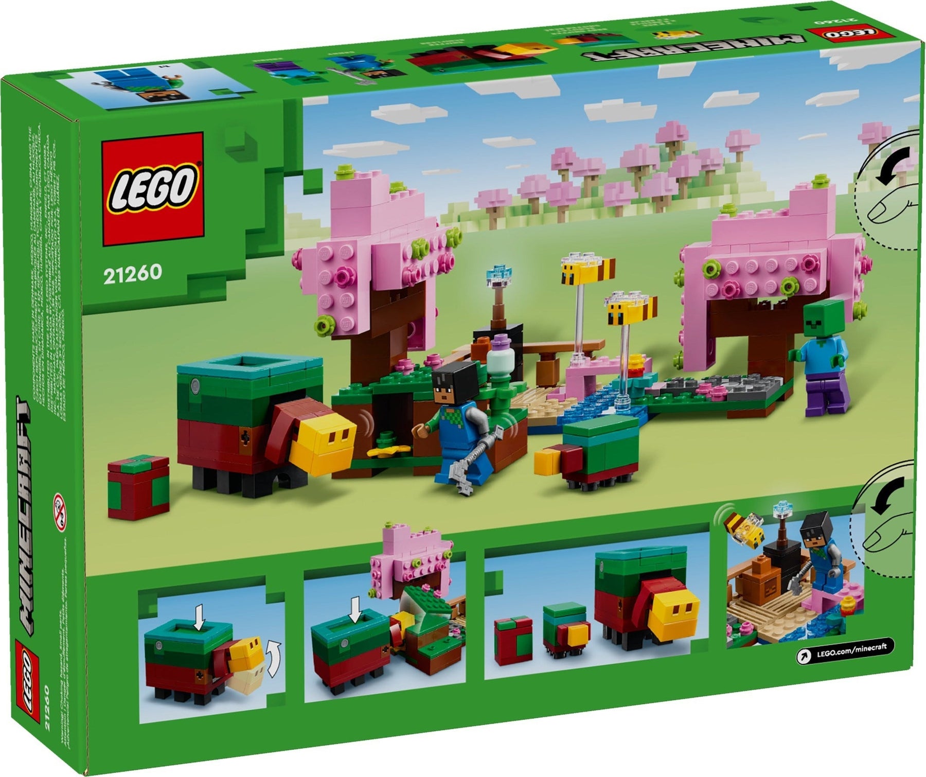 LEGO Minecraft 21260 The Cherry Blossom Garden - SuperSaverAU - view 5