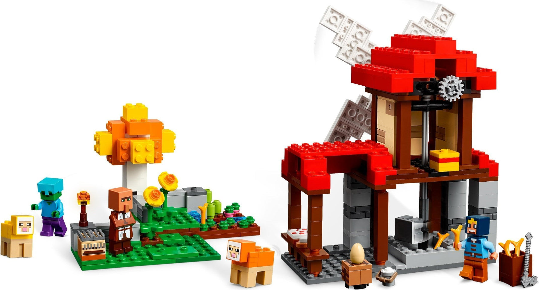 LEGO Minecraft 21261 The Windmill Farm - SuperSaverAU - view 1