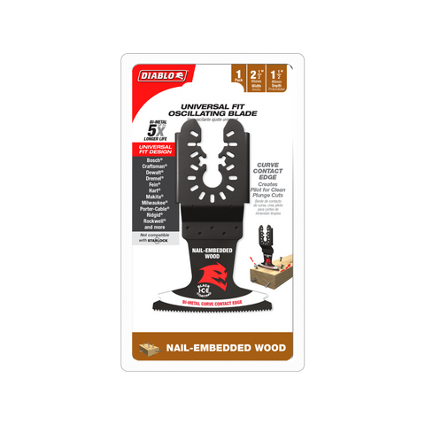 Diablo 65mm Bi-Metal Multi Tool Blade - Universal Fit for Nail Embedded Wood - SuperSaverAU - view 1