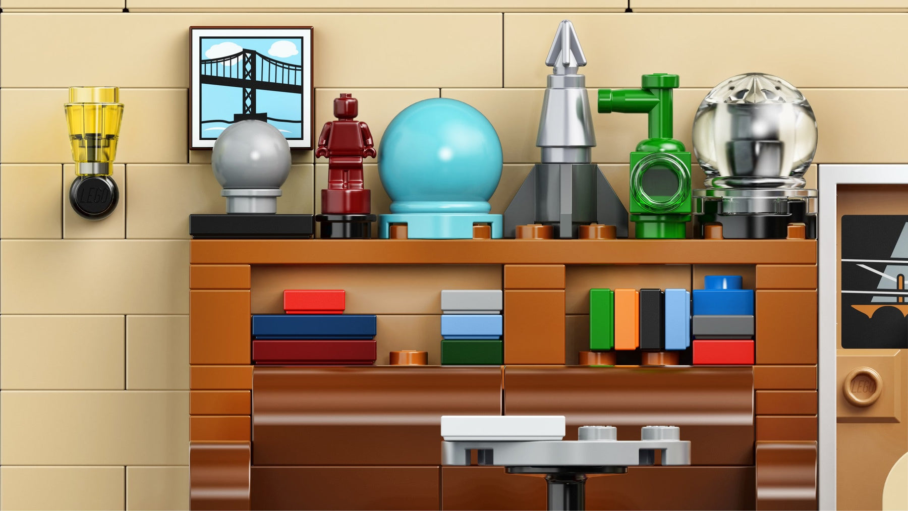 LEGO 21302 The Big Bang Theory Set - Build Leonard & Sheldon's Living Room - SuperSaverAU - view 3