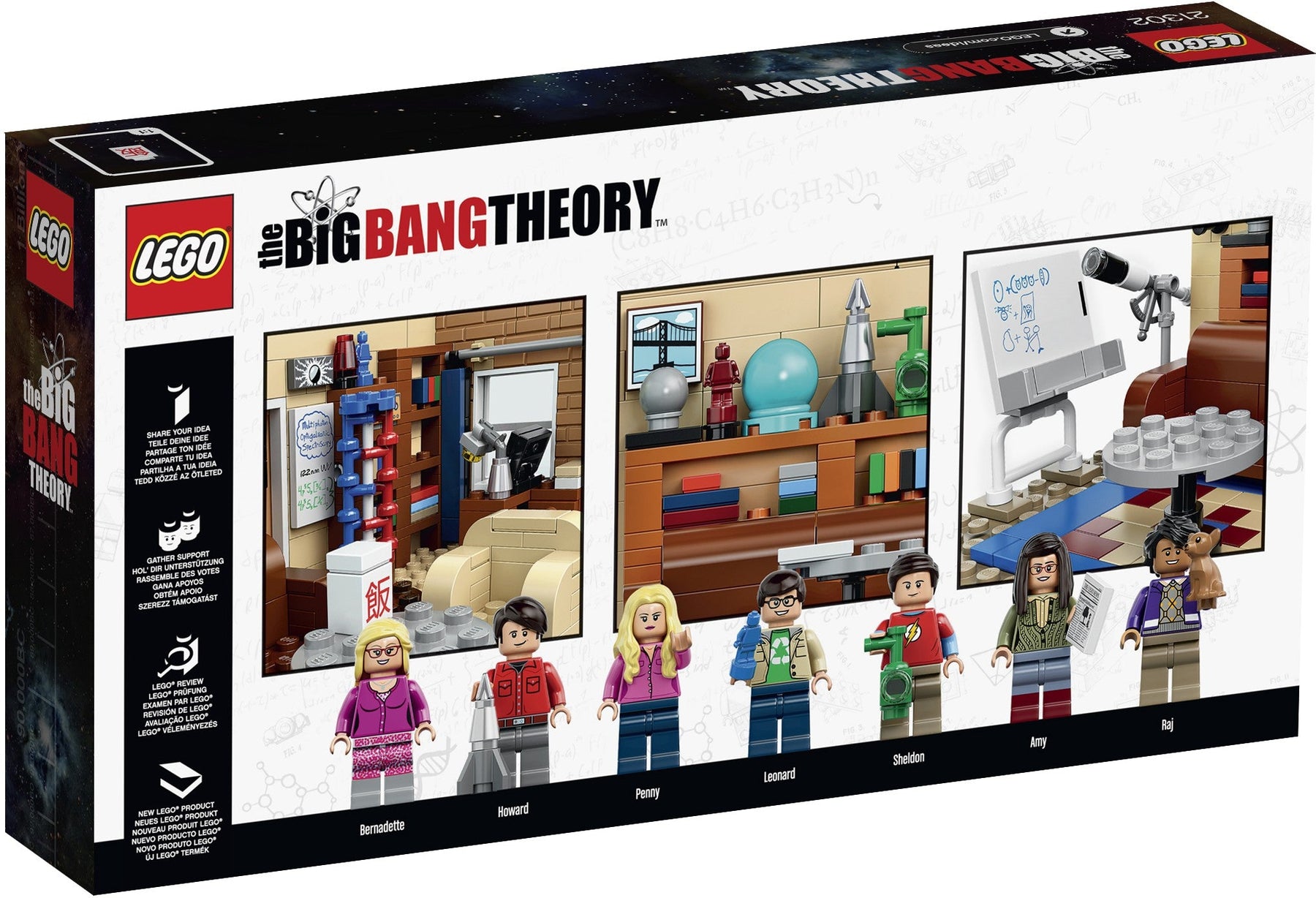 LEGO 21302 The Big Bang Theory Set - Build Leonard & Sheldon's Living Room - SuperSaverAU - view 1