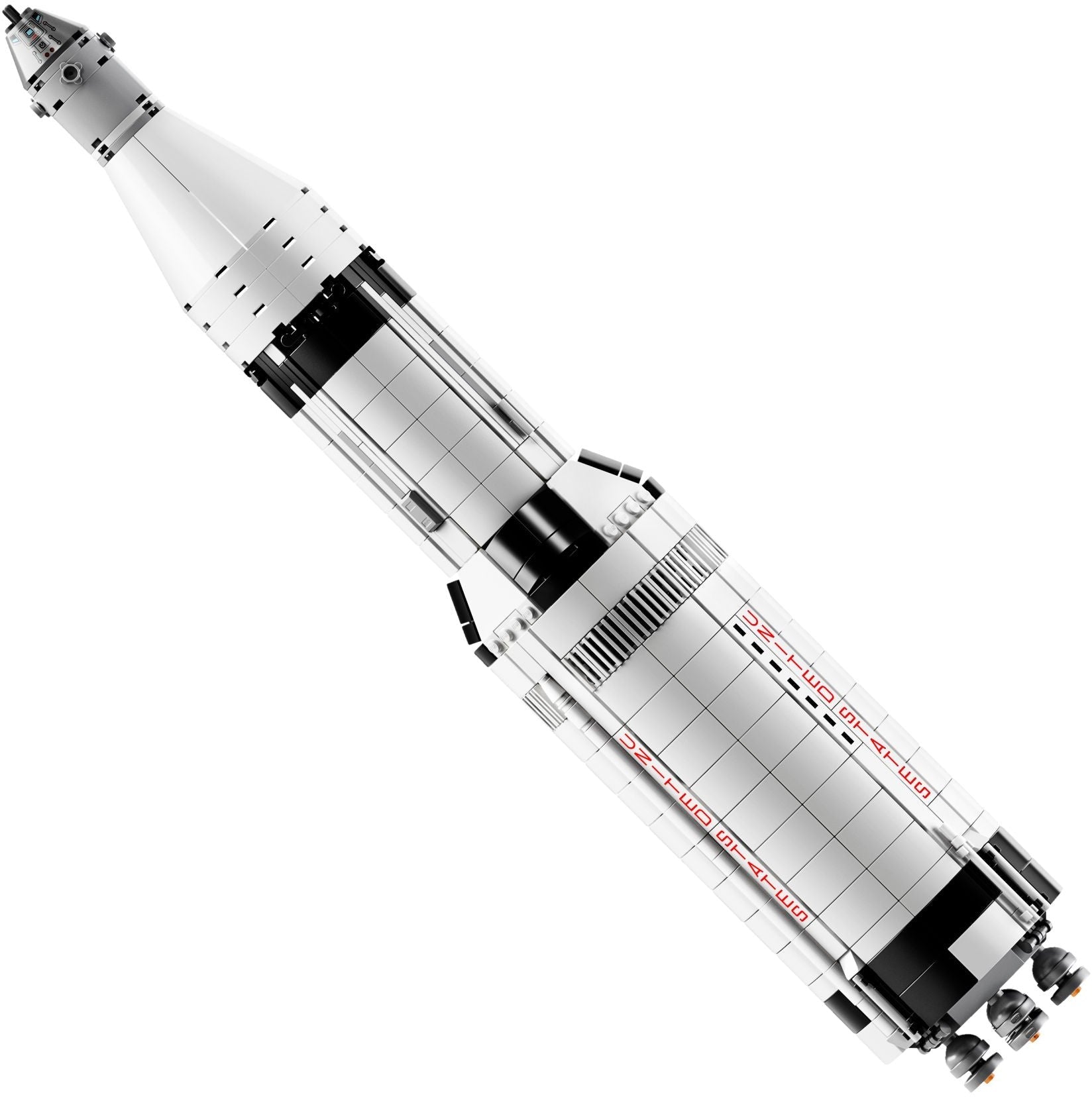 LEGO 21309 NASA Apollo Saturn V Rocket - 1900+ Pcs, 39" Tall Model - SuperSaverAU - view 3