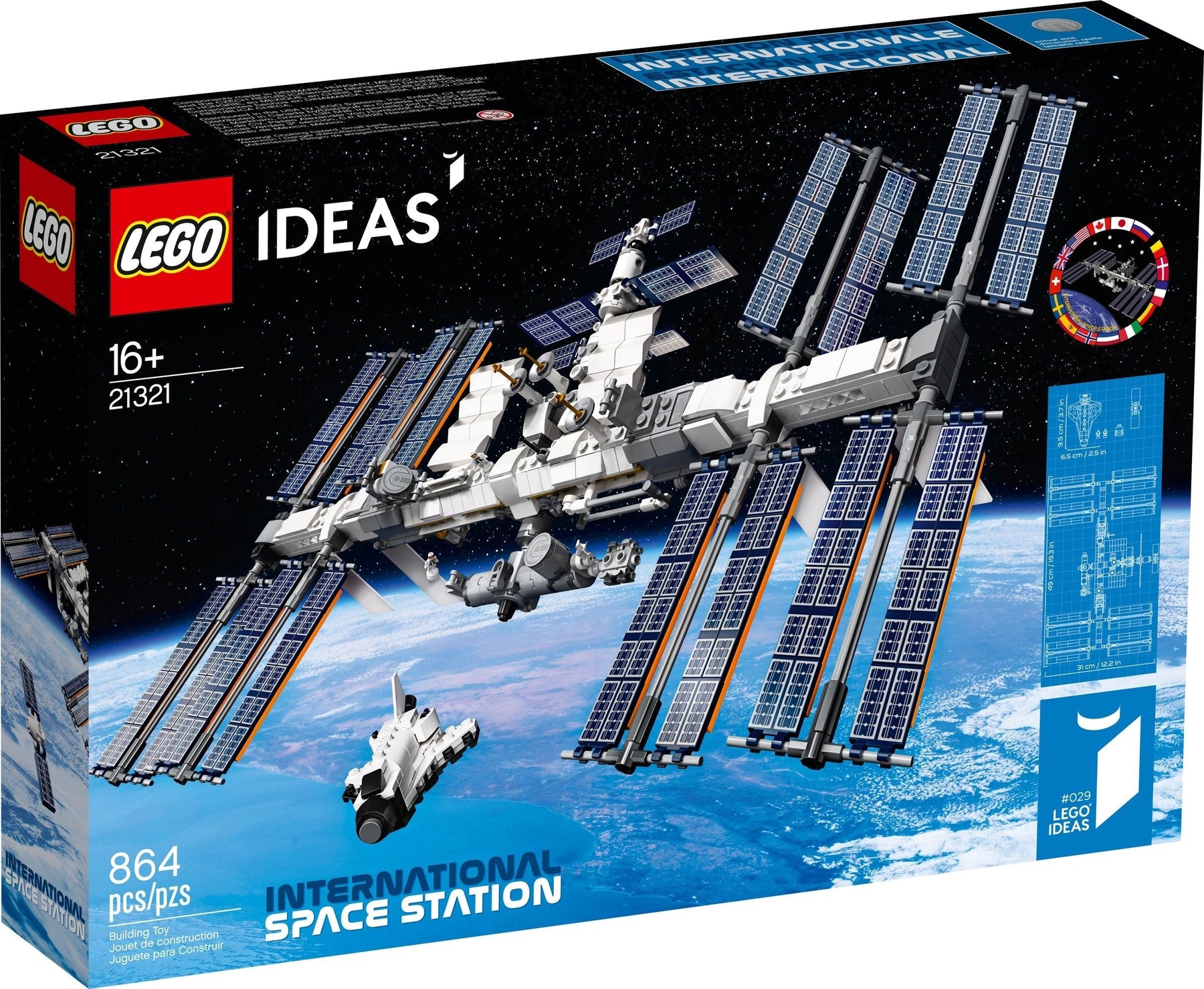 LEGO 21321 International Space Station Model Kit - SuperSaverAU - view 1