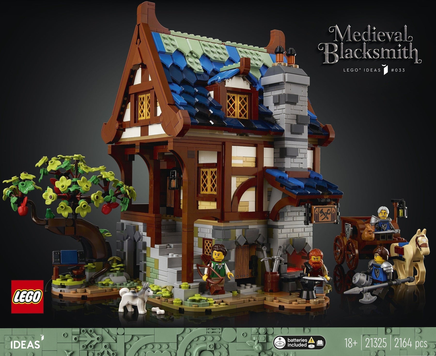 LEGO 21325 Medieval Blacksmith Set: Build a 3-Level Smithy - SuperSaverAU - view 4