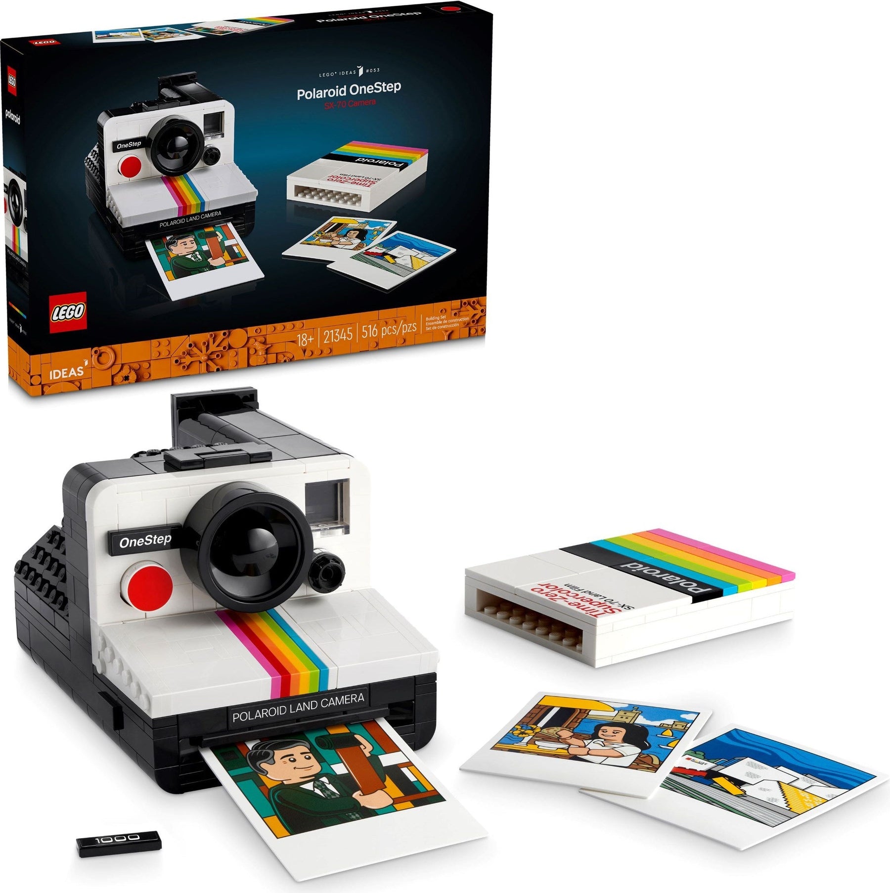 LEGO 21345 Ideas Polaroid OneStep SX70 Camera - SuperSaverAU - view 1