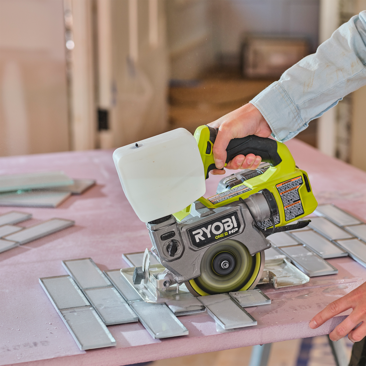 Ryobi 18V ONE+ HP Brushless Tile and Masonry Saw 127mm - Precision Cutting - SuperSaverAU - view 3