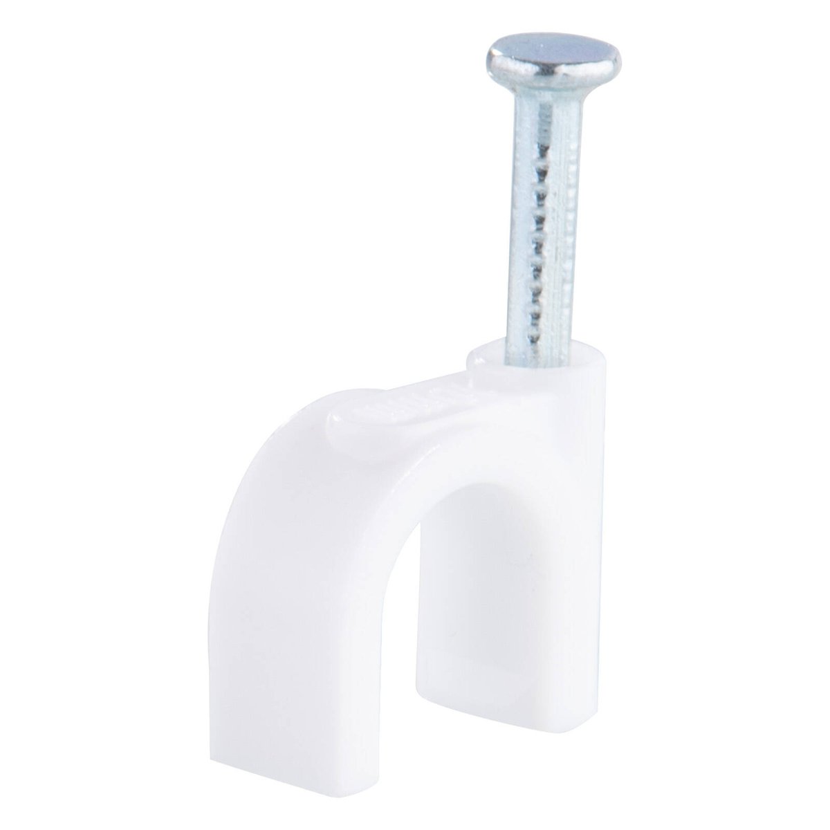 Deta 10mm White Round Cable Clips - 20 Pack - Durable Plastic - SuperSaverAU - view 1