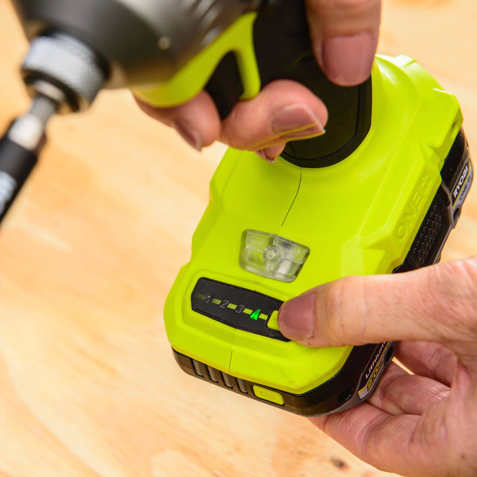 Ryobi 18V ONE+ HP Brushless Impact Driver 2 x 4Ah Battery Kit R18XID242B
