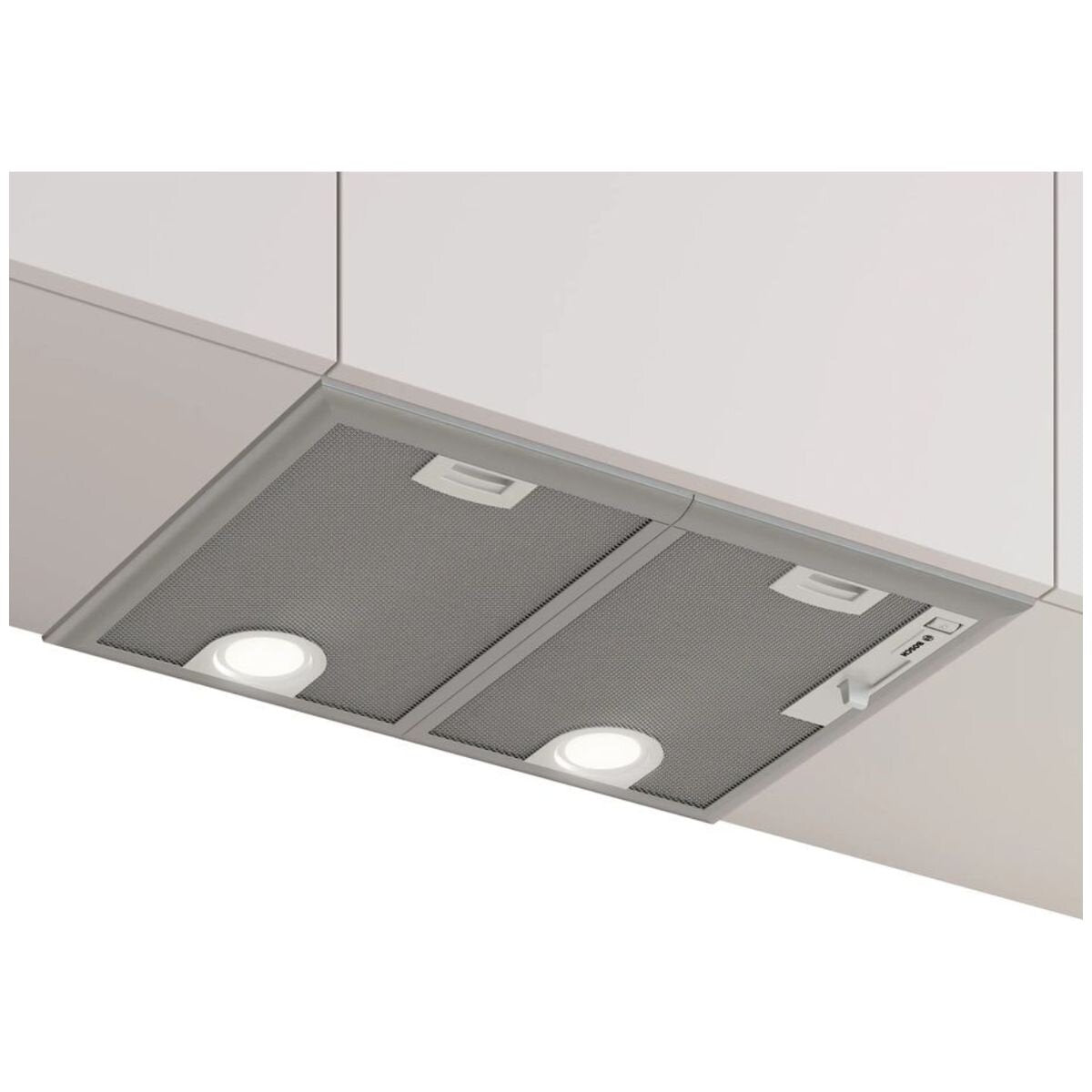 Bosch Series 4 53cm Integrated Rangehood - Silver Metallic - 604m³/h Boost, 4 Speeds - DHL555BMAU