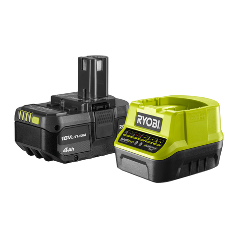 Ryobi 18V ONE+ 4.0Ah Battery and Fast Charger Starter Kit R18SK14G