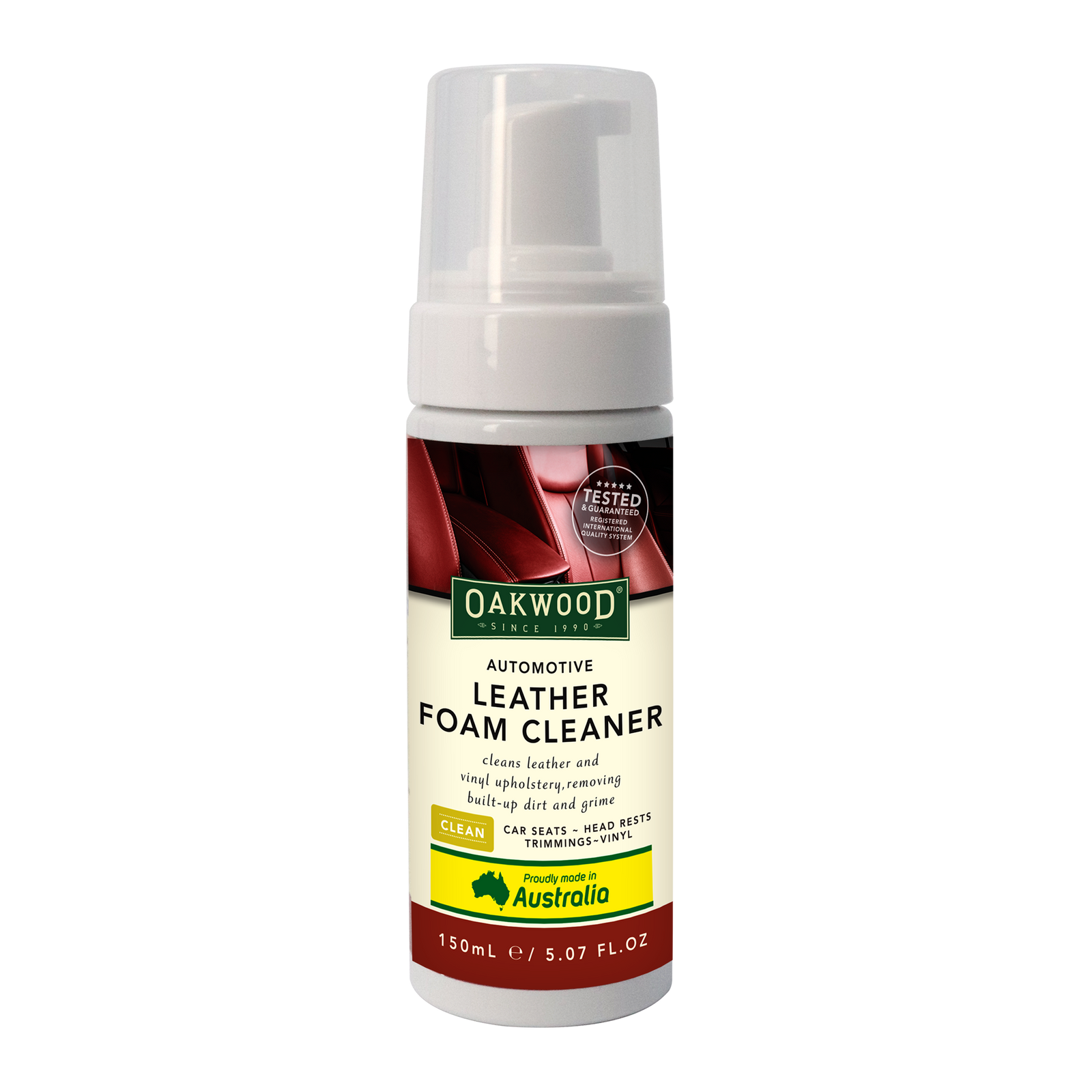 Oakwood 150ml Automotive Leather Foam Cleaner
