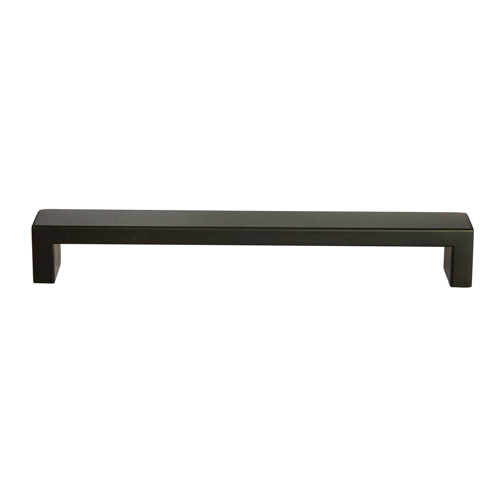 Taskmaster 192mm Black Matte Hollow Rectangle Steel Cabinet Handle