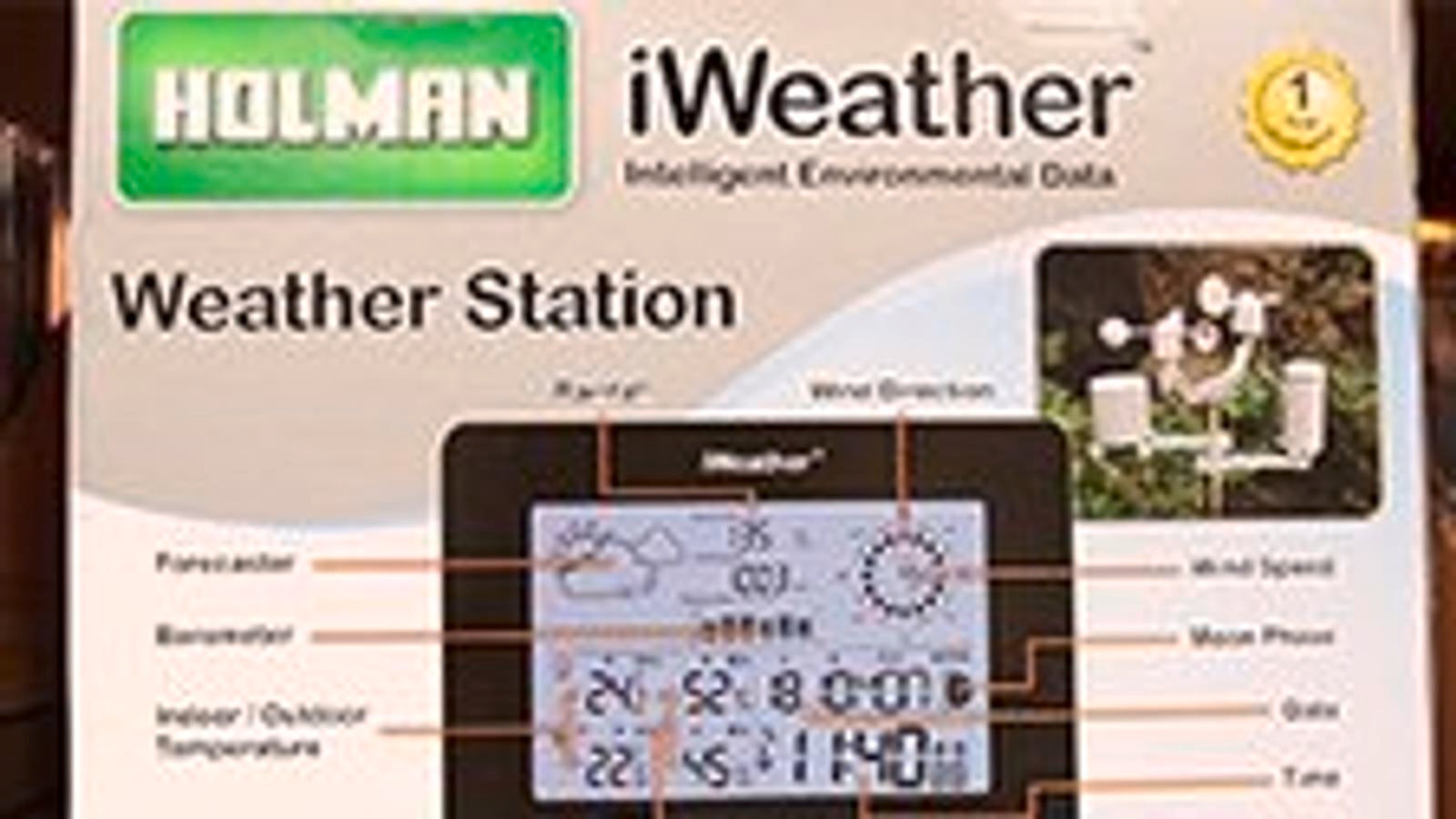 Holman Aspect Wireless Weather Station WS5029, Wind, Rain & Data Centre Display