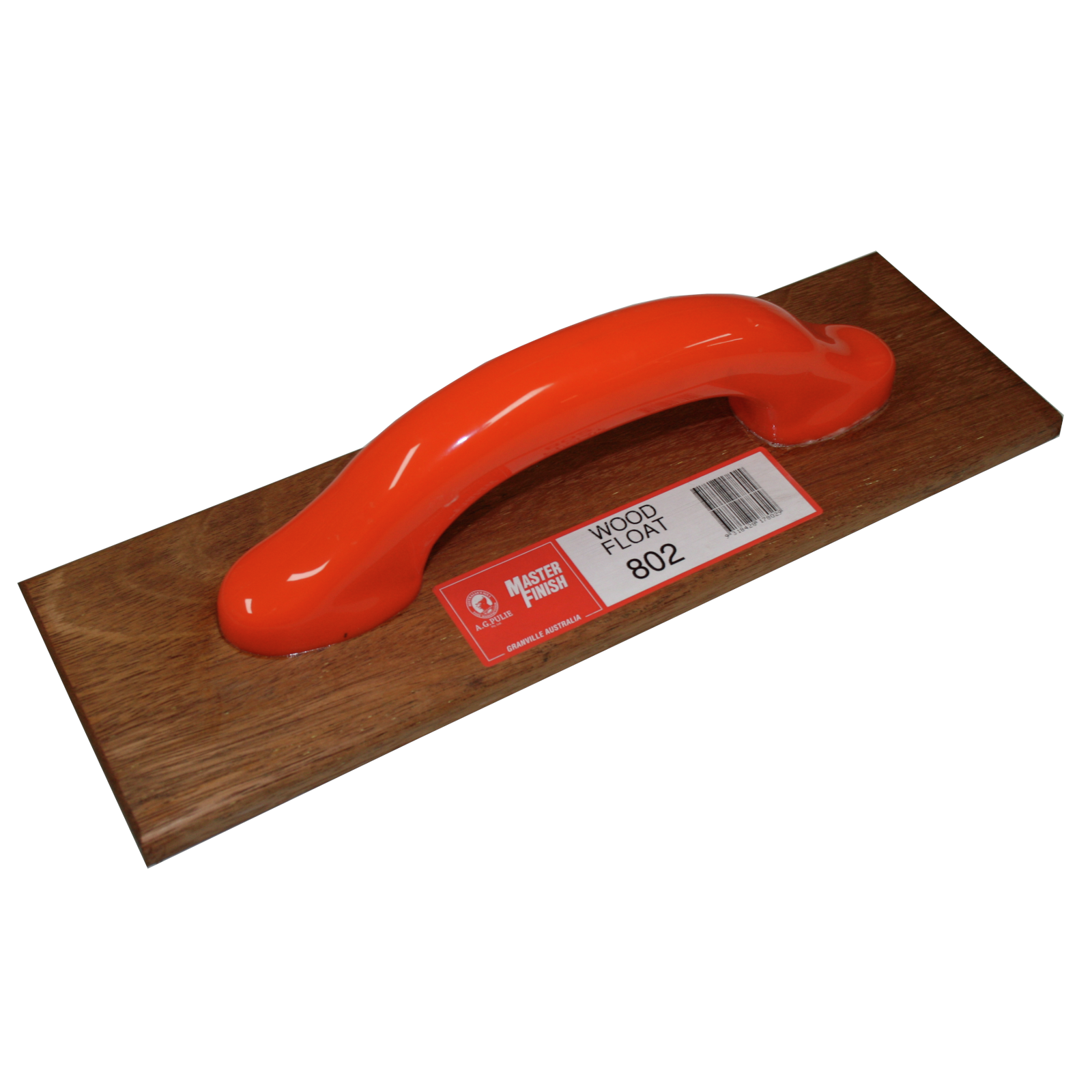 Masterfinish Wood Float 112 x 380mm Hardwood Blade with Plastic Handle