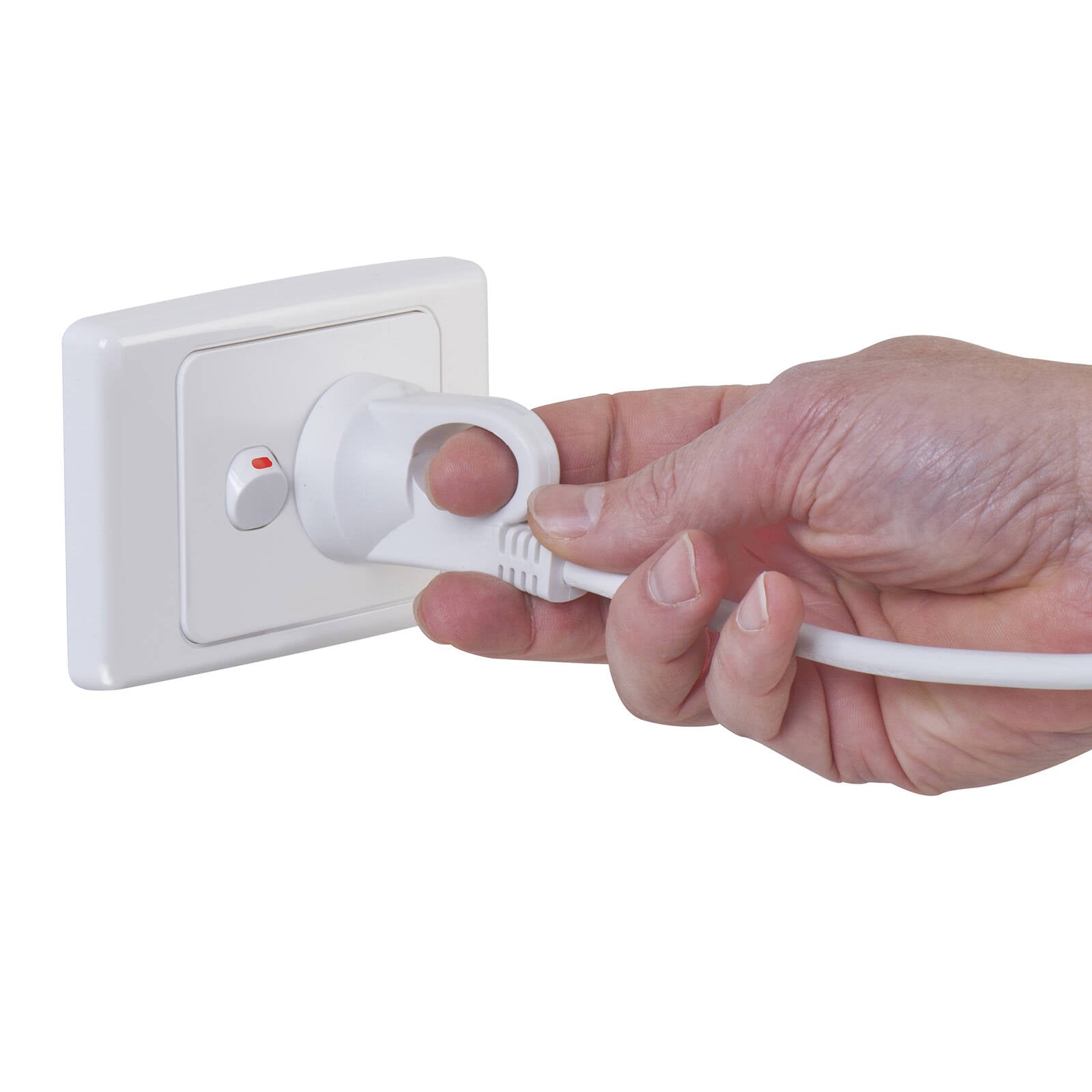 Arlec 10m White Ring Pull Extension Lead 10A 240V PVC Indoor