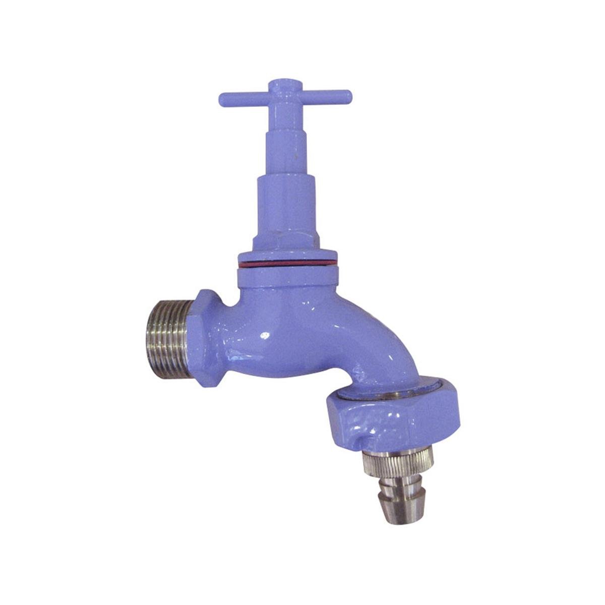 Fix-A-Tap Recycled Water Tap - 19mm - Brass - Vandal Proof - SuperSaverAU - view 1
