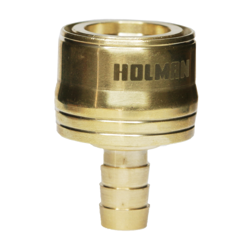 Holman 12mm Brass Barbed Hose Connector