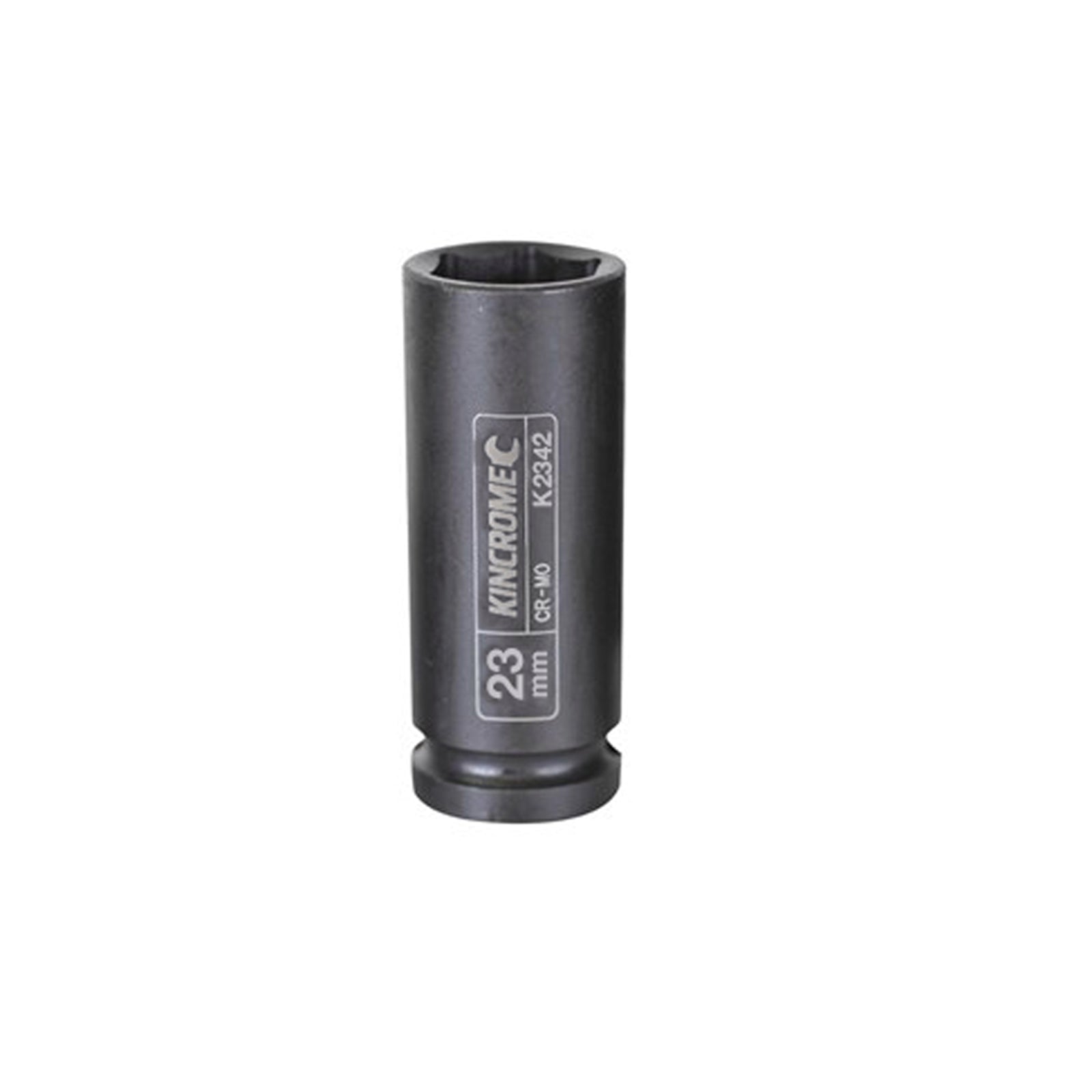 Kincrome 23mm 1/2" Drive Chrome Molybdenum Deep Impact Socket Black