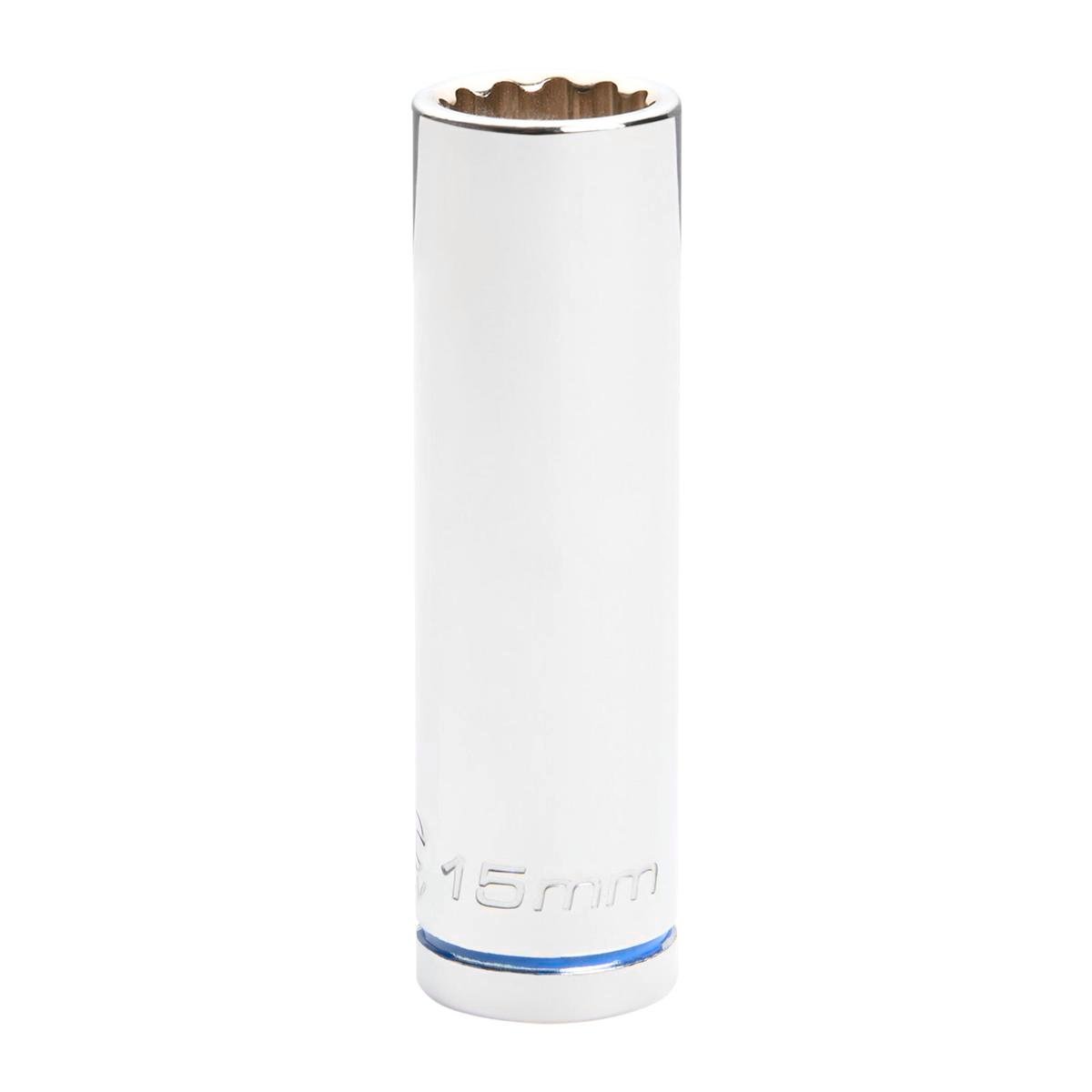 Kincrome 15mm Deep Socket - Chrome Vanadium Steel - Rust Resistant - SuperSaverAU - view 1