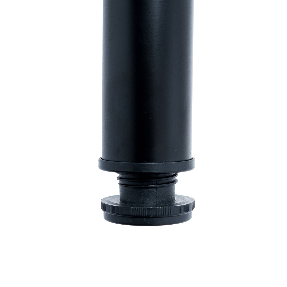 Taskmaster 700 x 50mm Black Steel Table Leg Matte Black