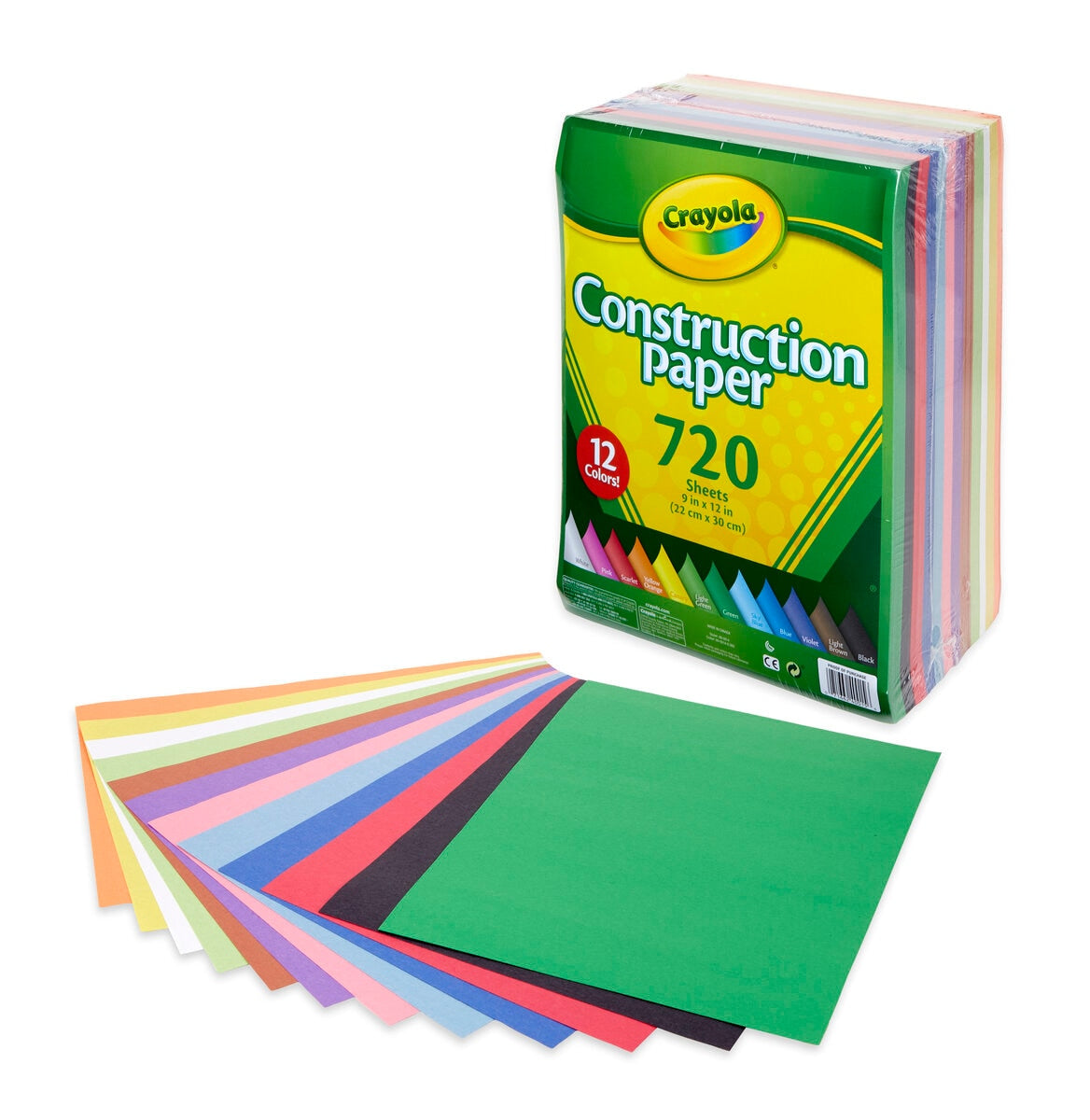 Crayola Construction Paper 2 x 720 Pack - SuperSaverAU - view 1