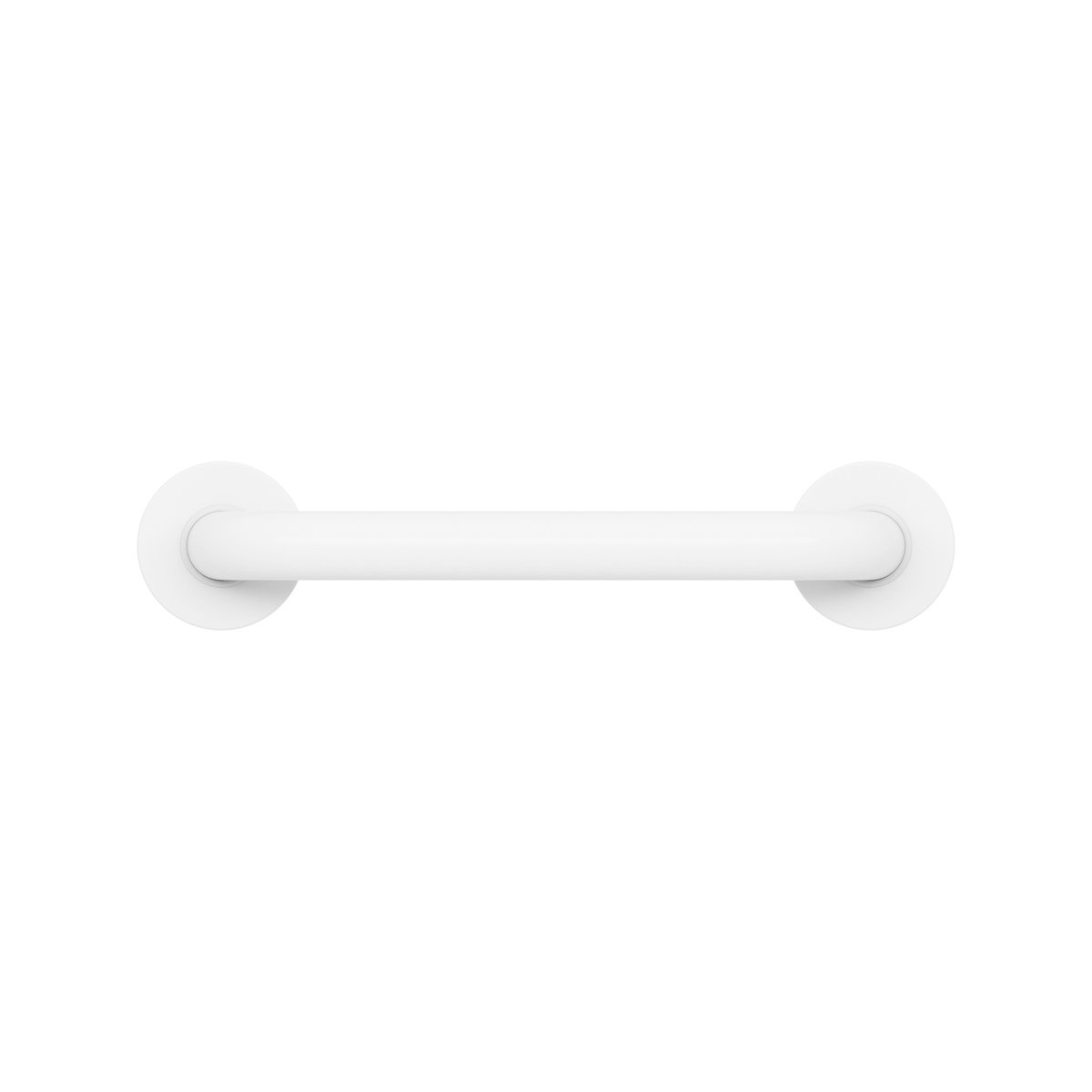Evekare 300mm White Concealed Flange Grab Rail - 250kg Capacity - 304 Stainless Steel - SuperSaverAU - view 4