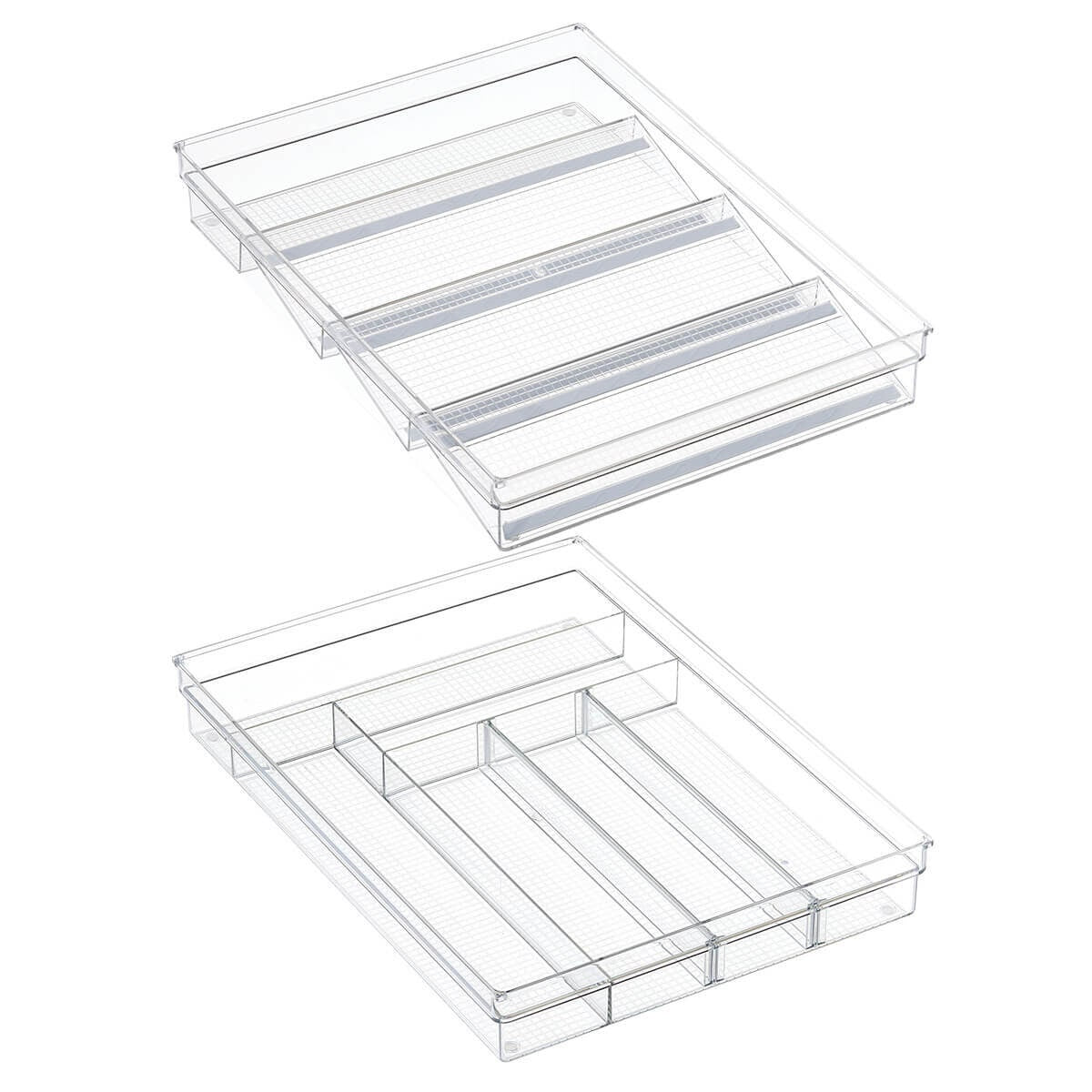 The Container Store 2 piece kitchen drawer pack 2 - Cutlery tray and spice jar organiser - VTCS-DRAW-P2