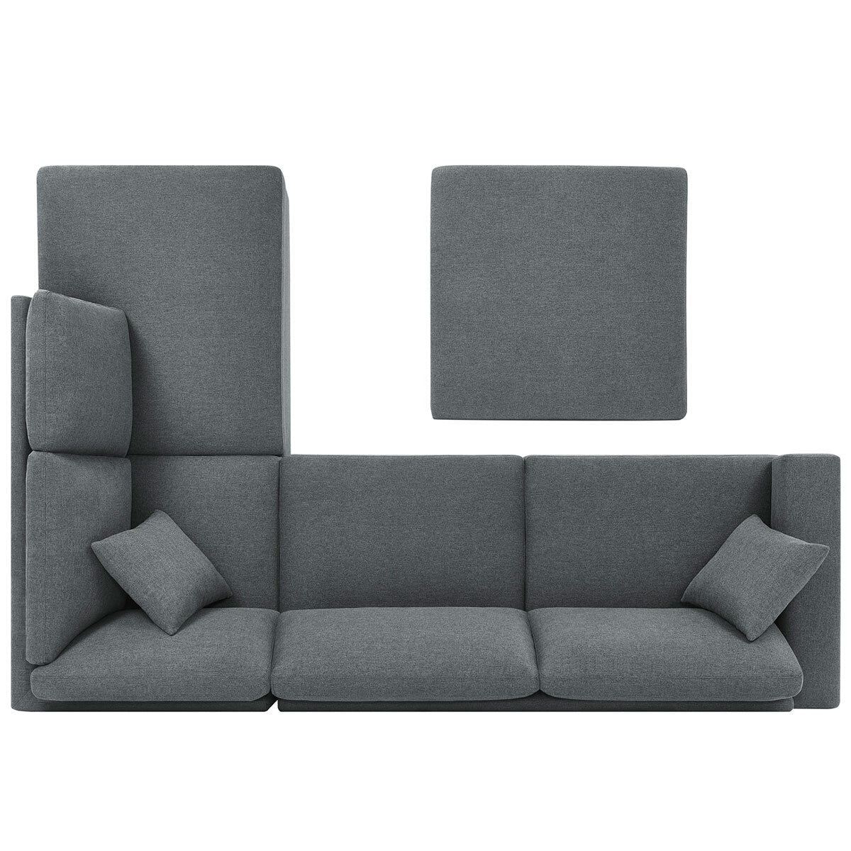 Thomasville Fabric Sectional With Storage Ottoman 3 Piece - SuperSaverAU - view 3