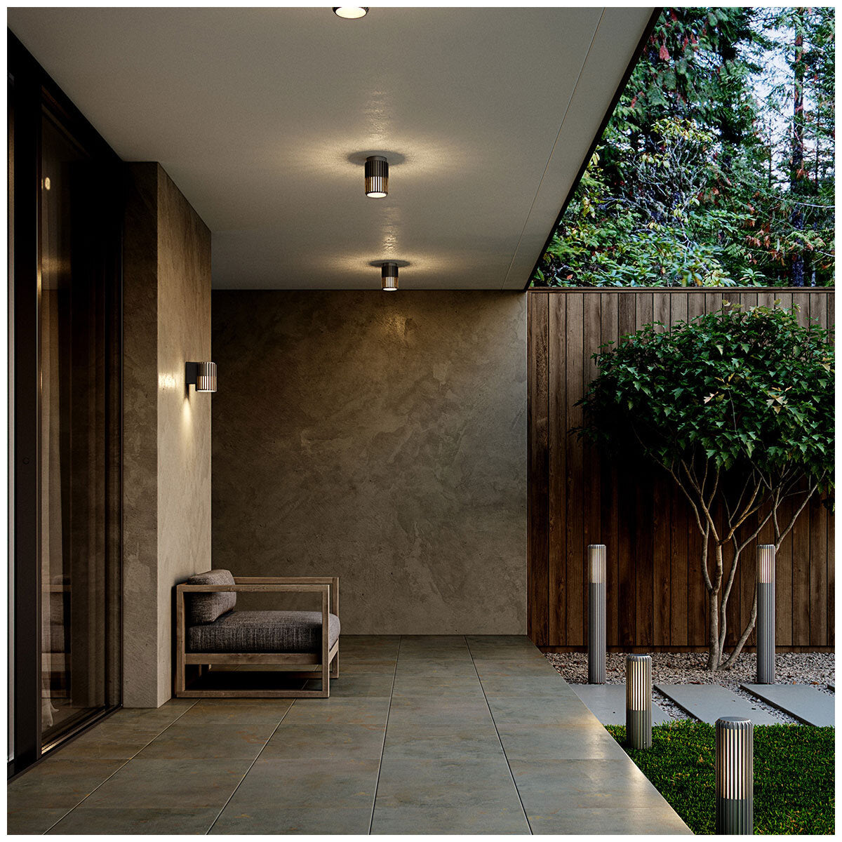Nordlux Aludra 95 Garden Light Aluminium - SuperSaverAU - view 2
